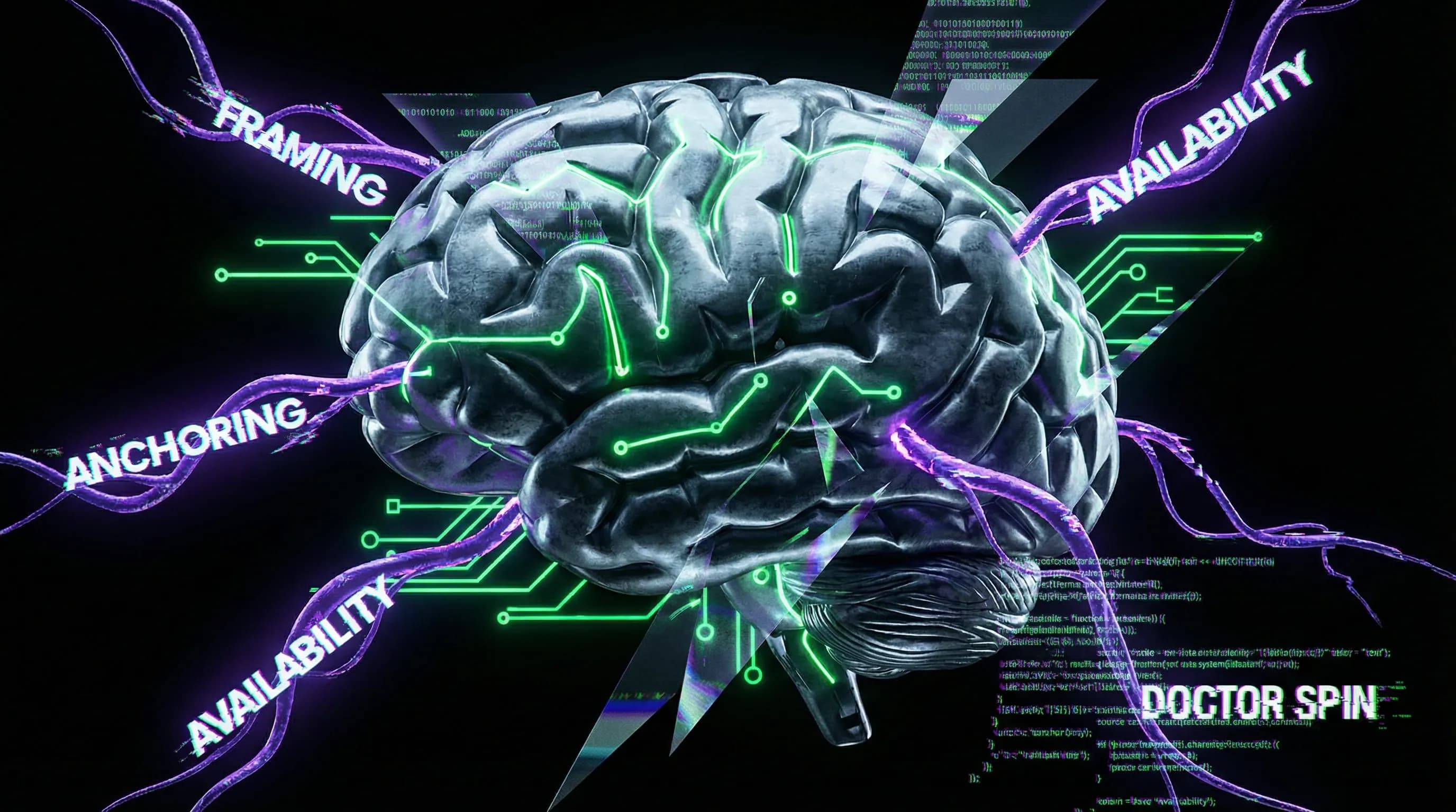 58 Logical Fallacies and Cognitive Biases: How Dr. Spin Turns Your Mind Into a Battlefield for Others' Interests