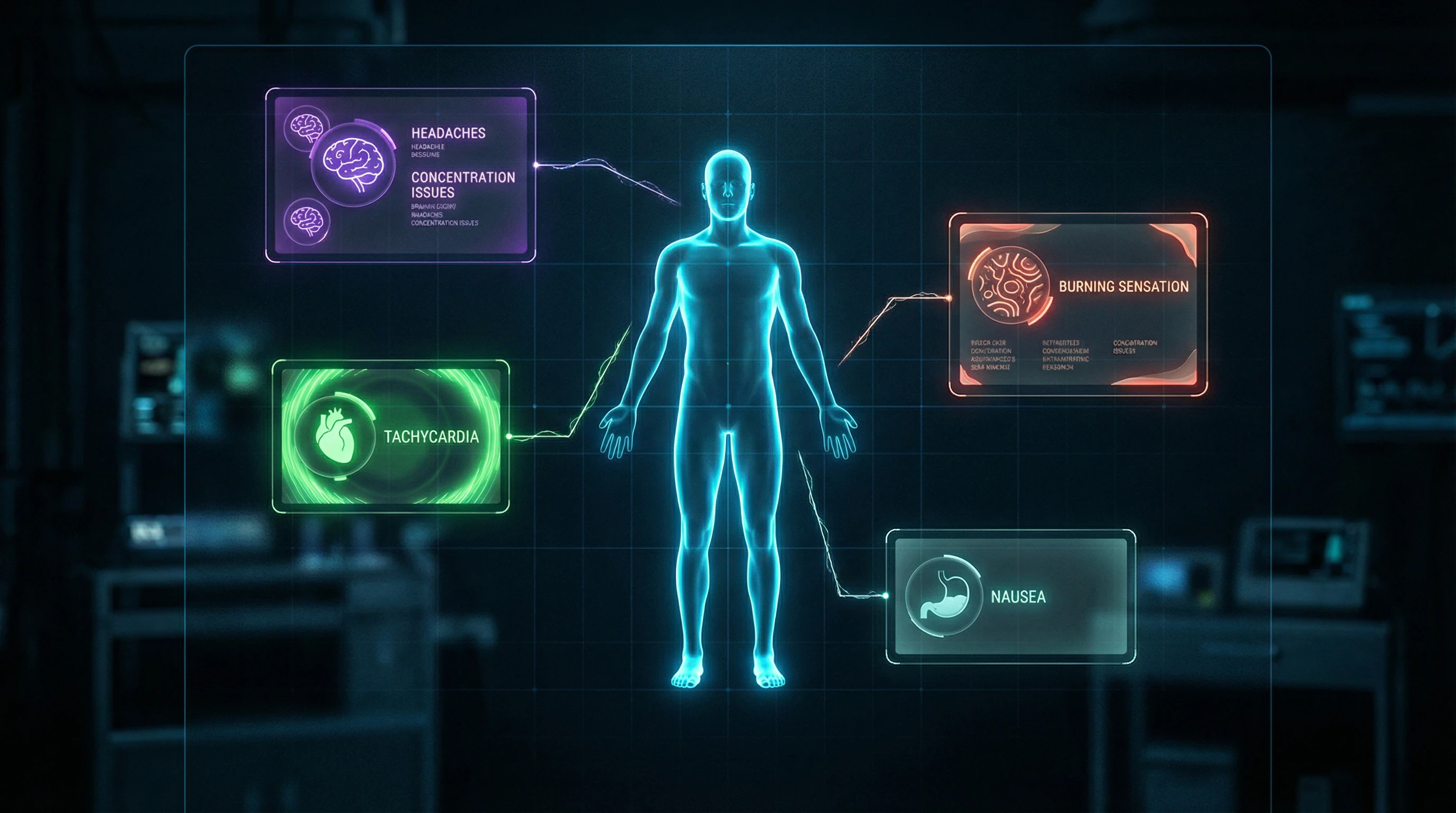 Visualization of electromagnetic hypersensitivity symptom spectrum as a holographic medical diagram