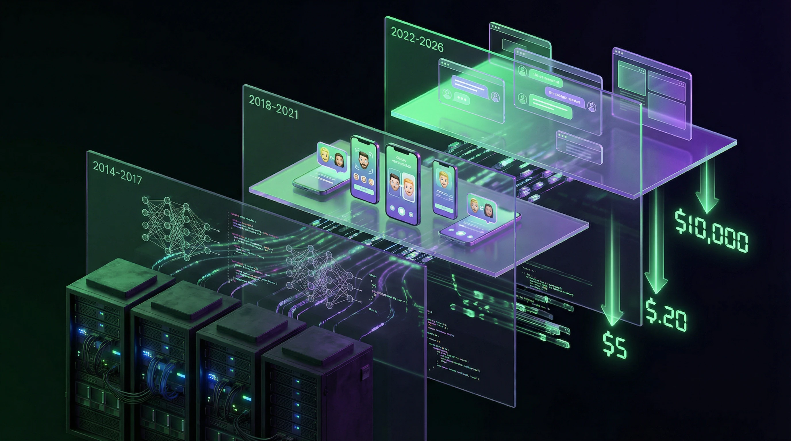 Evolution of deepfake technology from laboratory prototypes to mass-market services