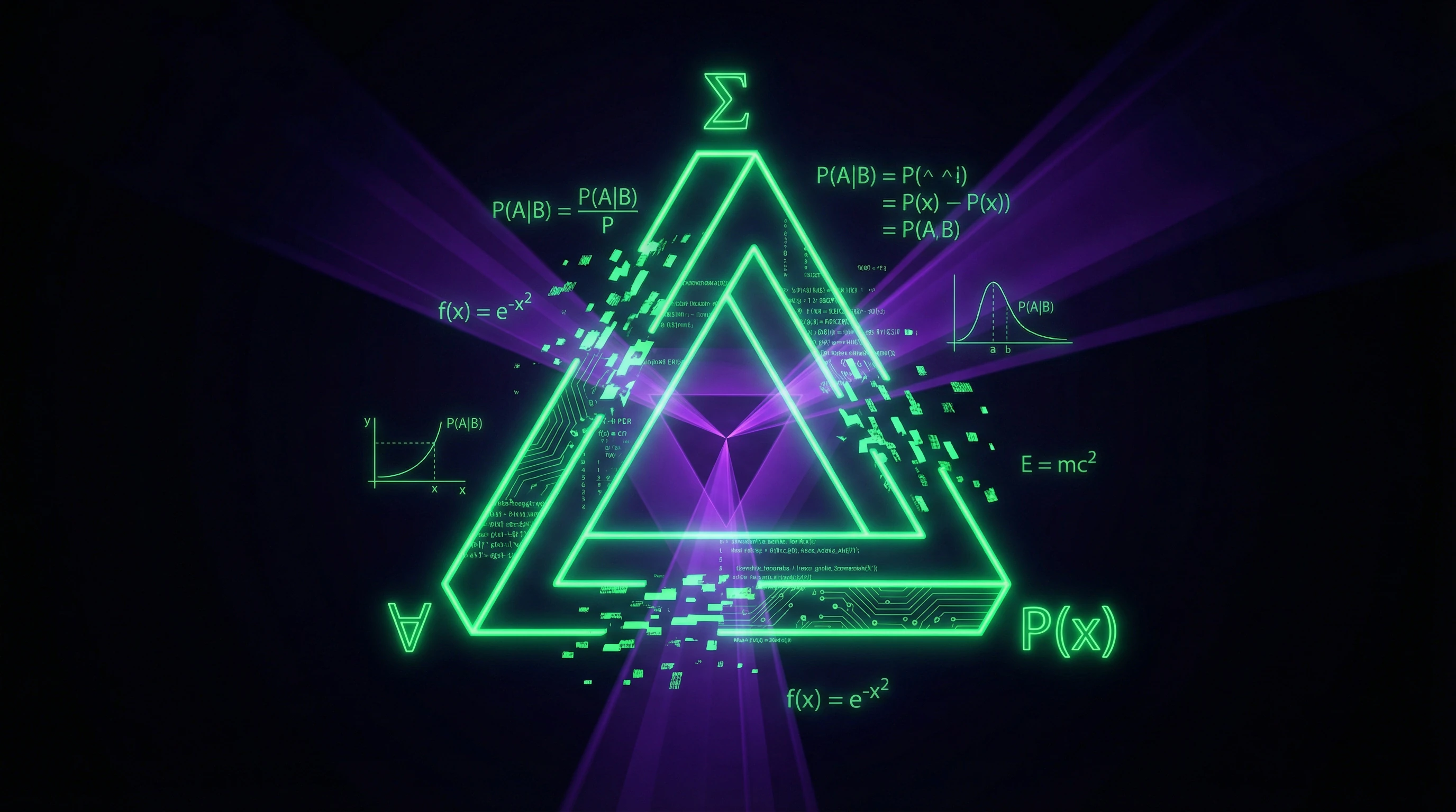 Algorithmic fairness impossibility triangle with three vertices