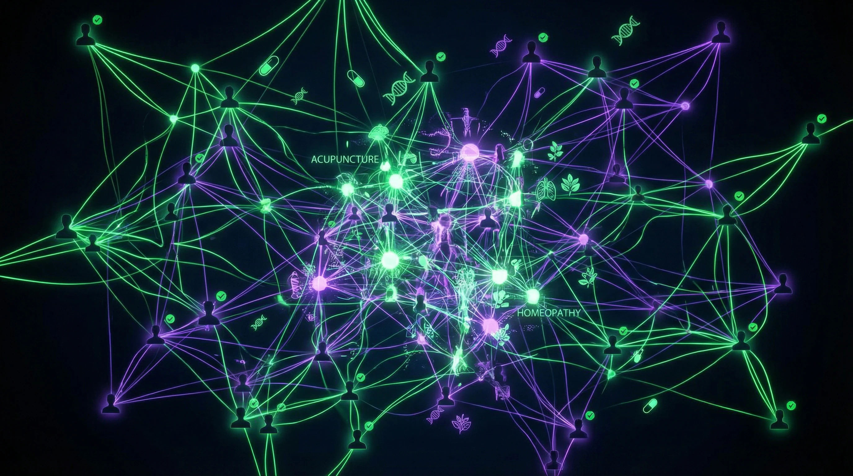 Visualization of Wikipedia's crowdsourced medical article structure with editor nodes and information flows