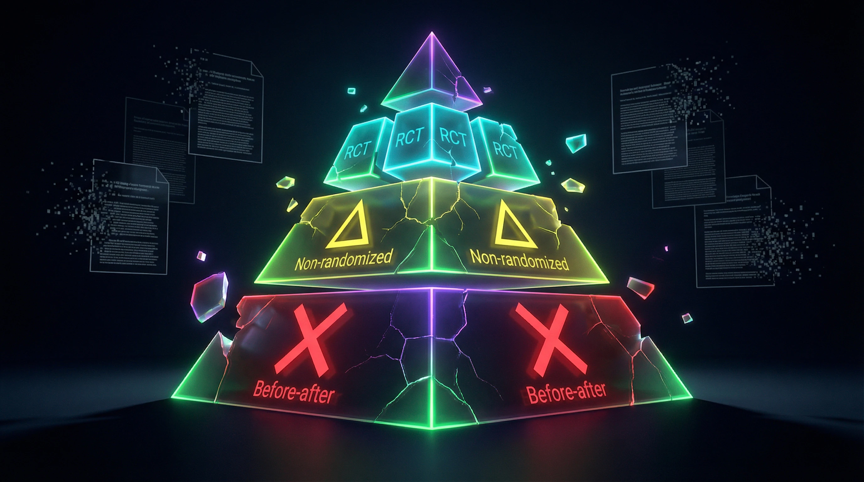 Visualization of evidence quality degradation in anthroposophic medicine research