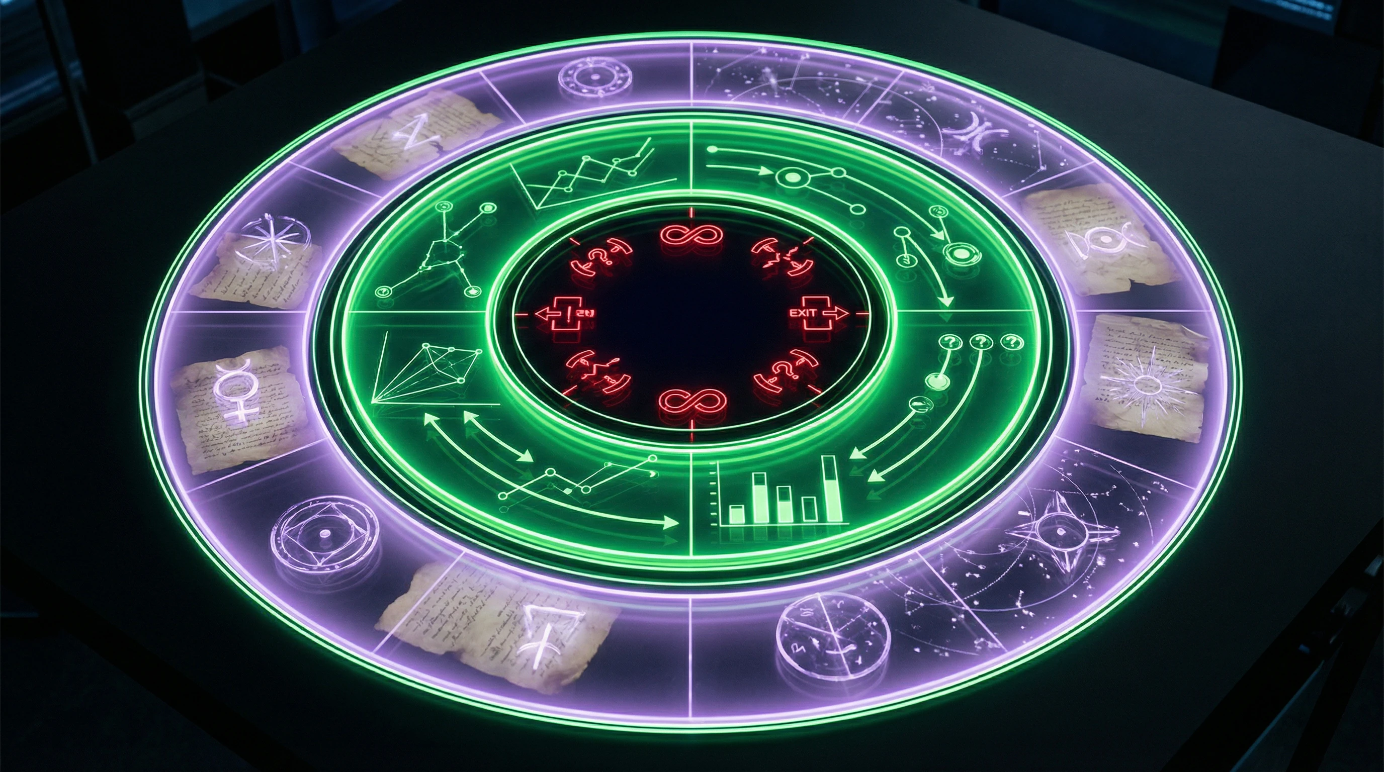 Conceptual diagram separating astrology into cultural phenomenon and system of empirical claims