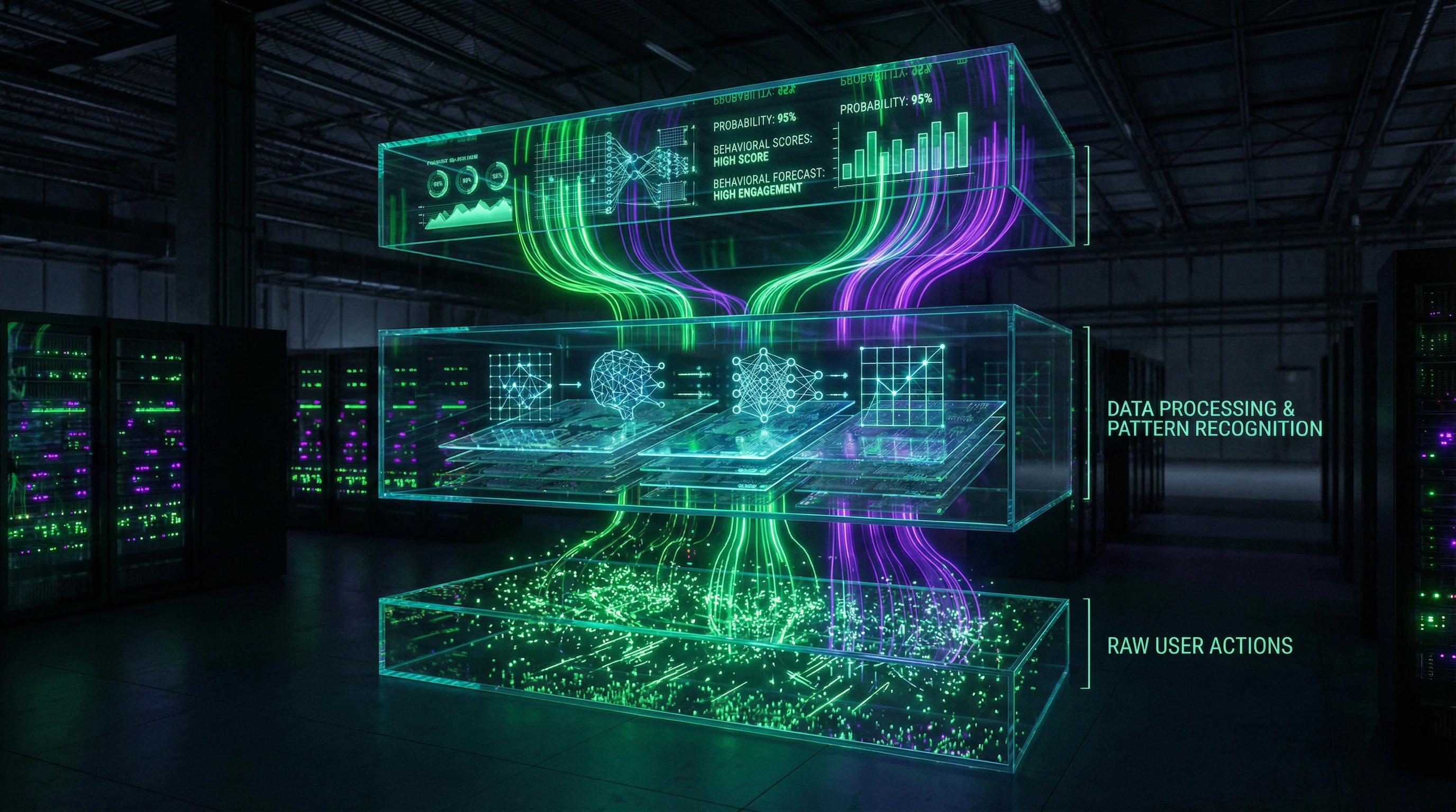 Mehrschichtige Infrastruktur zur Extraktion von Verhaltensdaten aus digitalen Interaktionen