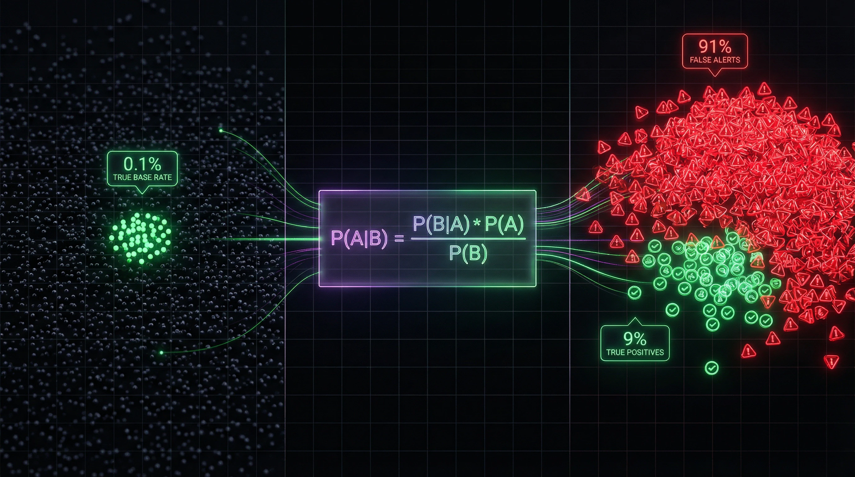 Visualization of the diagnostic accuracy paradox when ignoring disease base rate