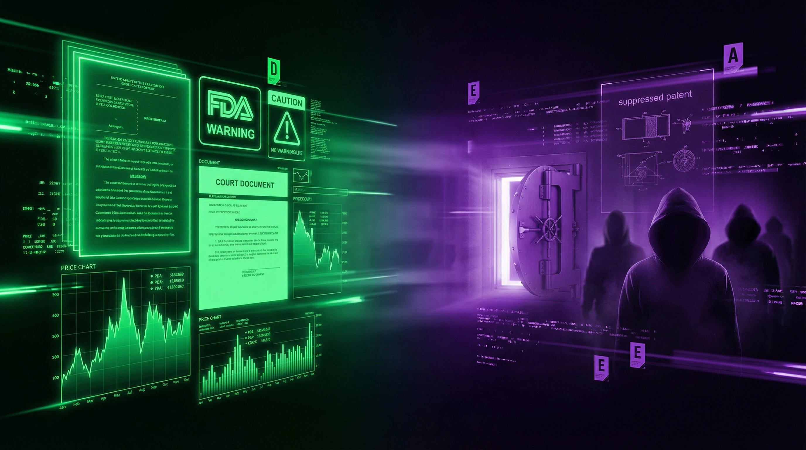 Visualization of the boundary between legitimate pharmaceutical industry criticism and conspiratorial cure suppression theory