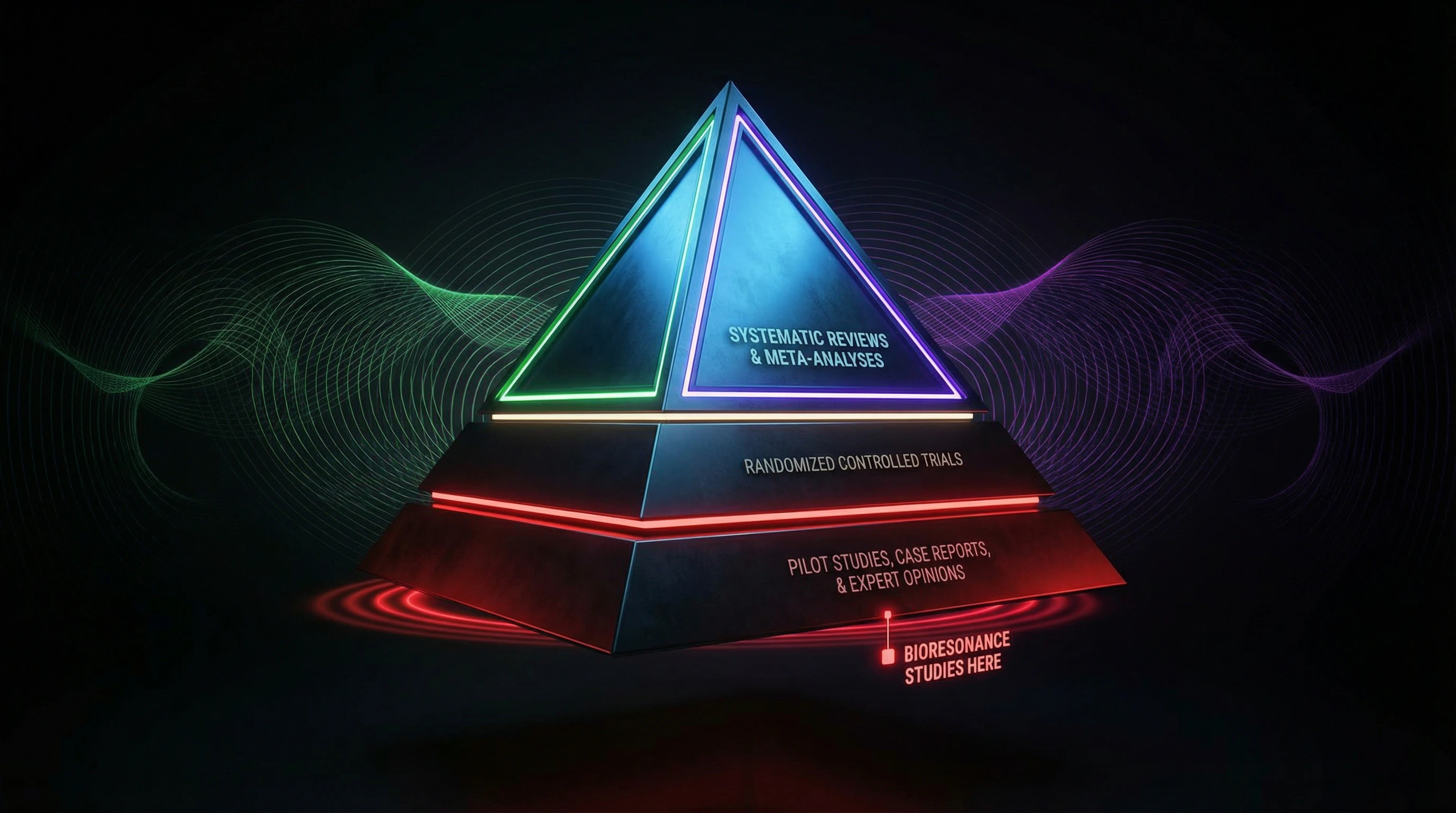 Evidence-based medicine pyramid highlighting the level of pilot studies