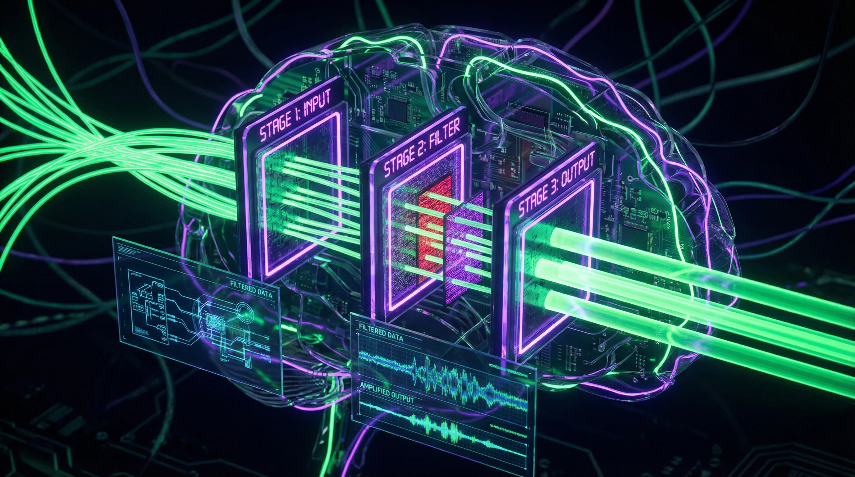 Diagram of confirmation bias mechanism in information processing