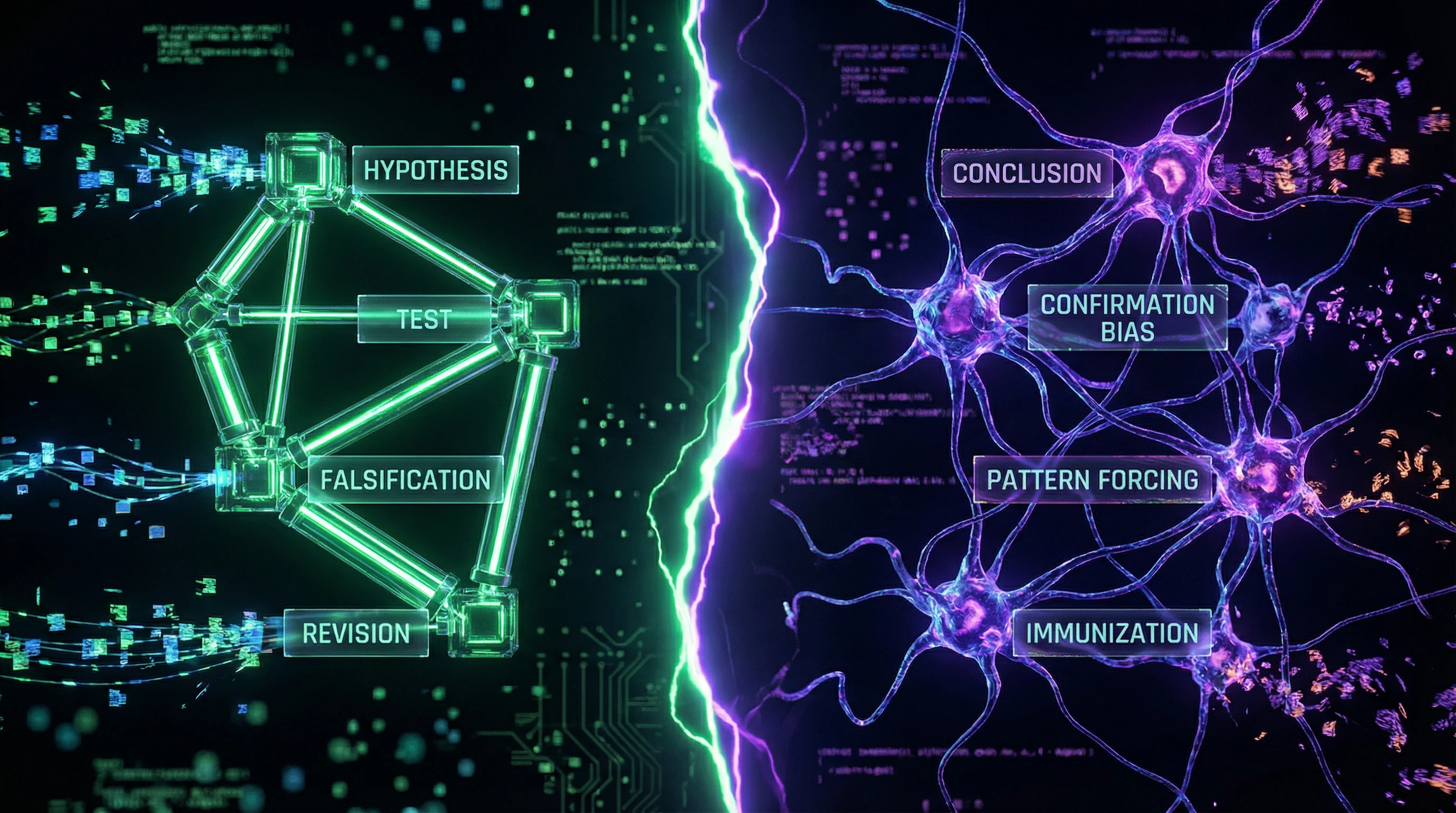 Visualization of differences between critical and conspiracy thinking through neural networks