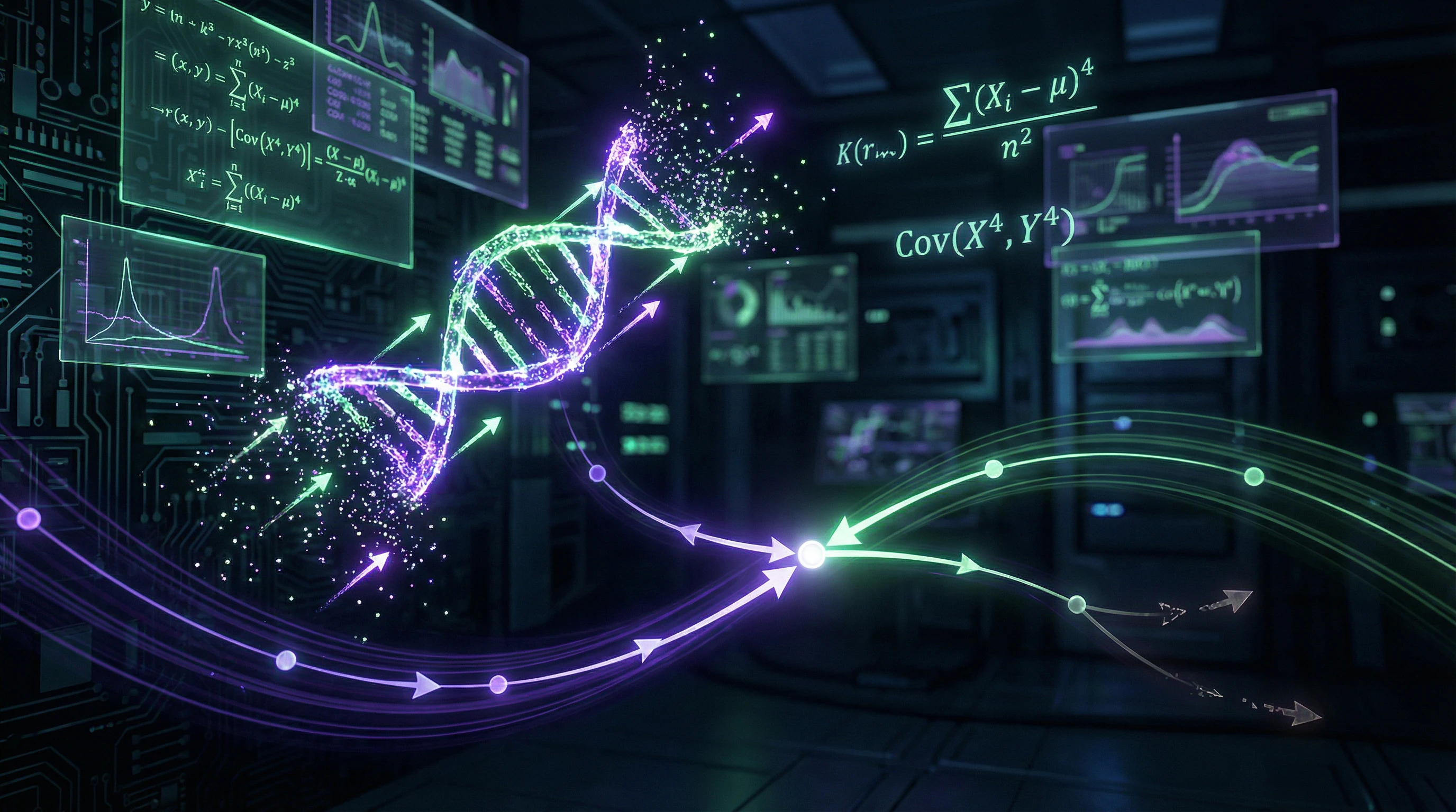 Diagram of genetic method for distinguishing correlation and causation through SNP analysis