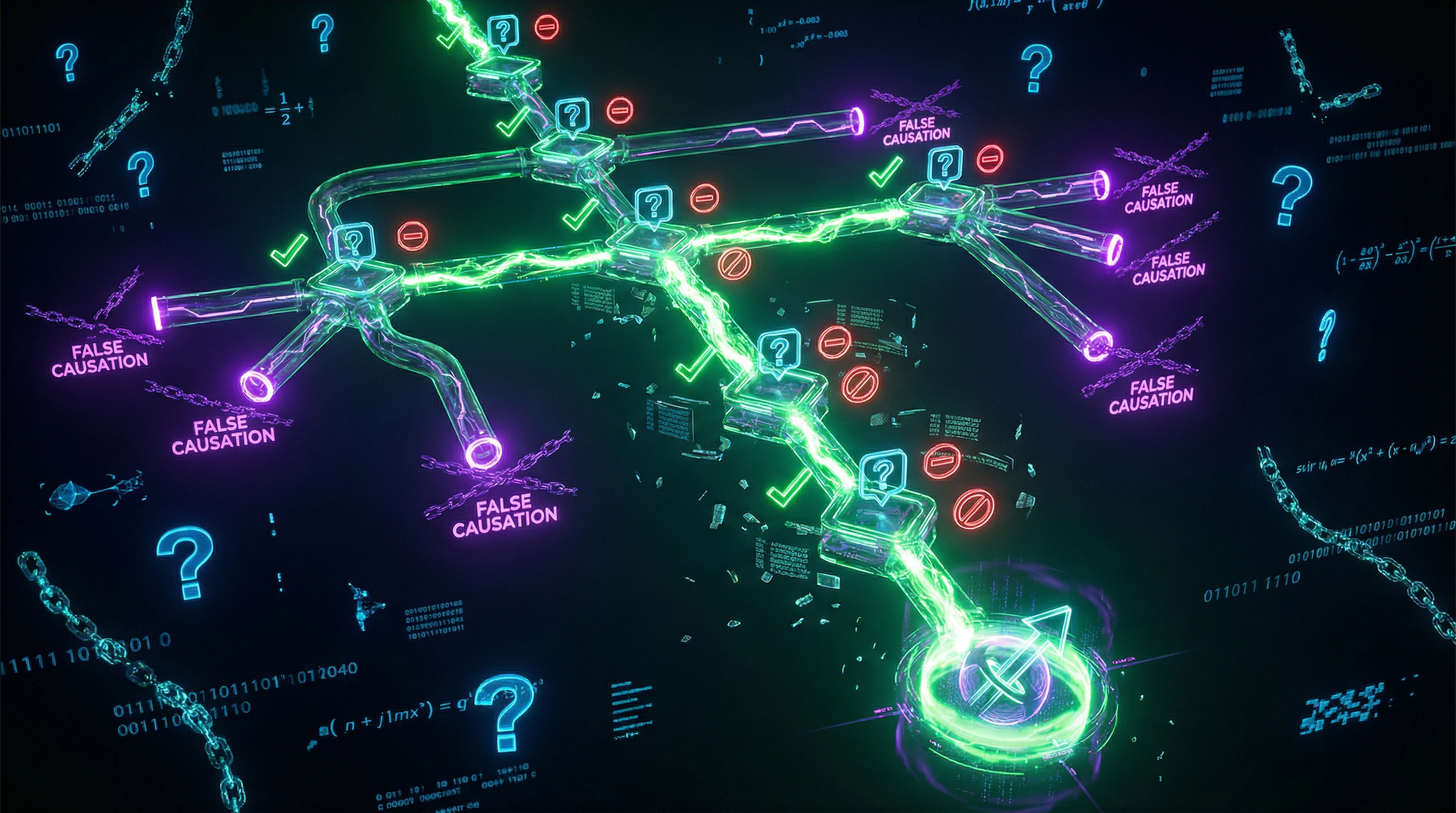 Visual checklist for verifying cause-and-effect claims