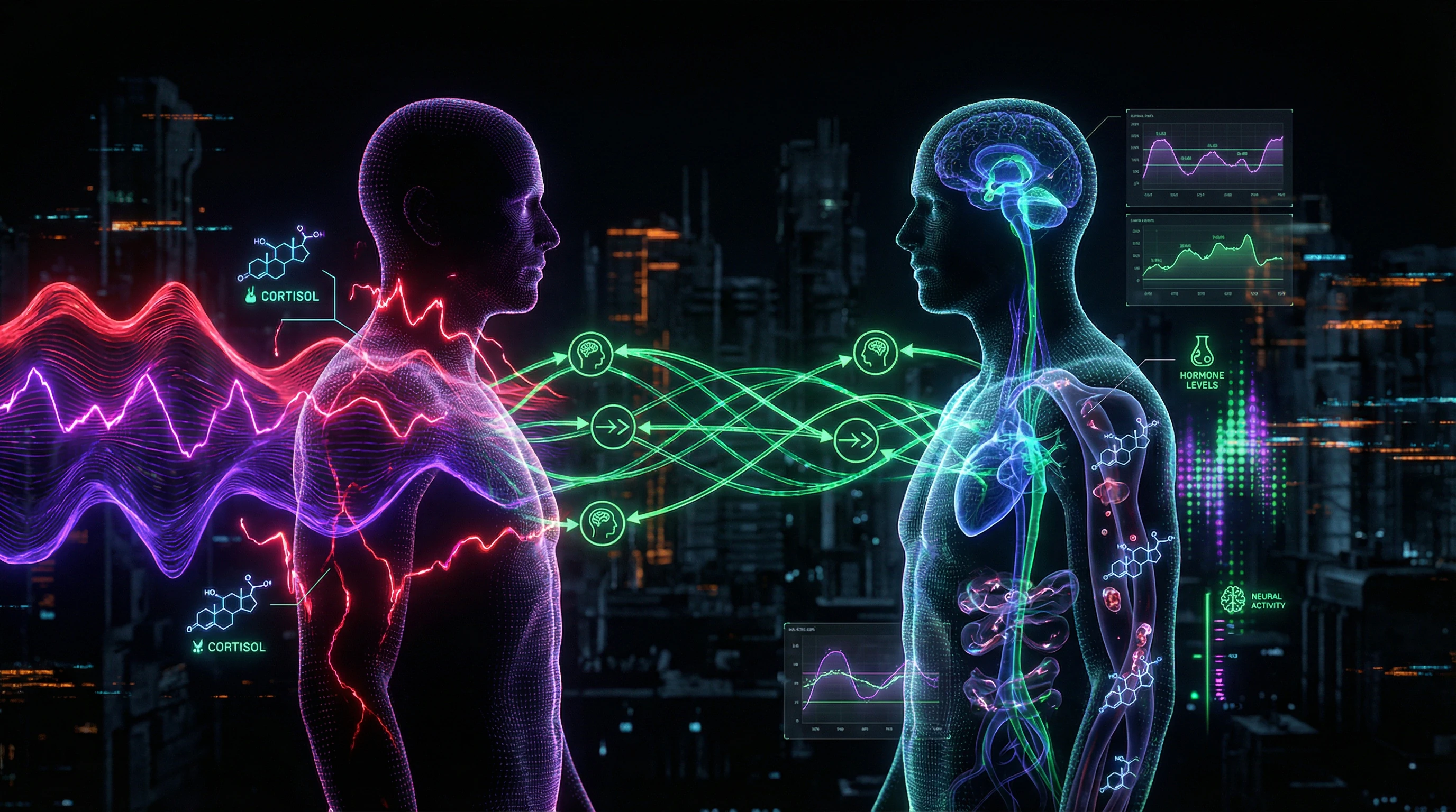 Mecanismo de contagio emocional del estrés entre parejas