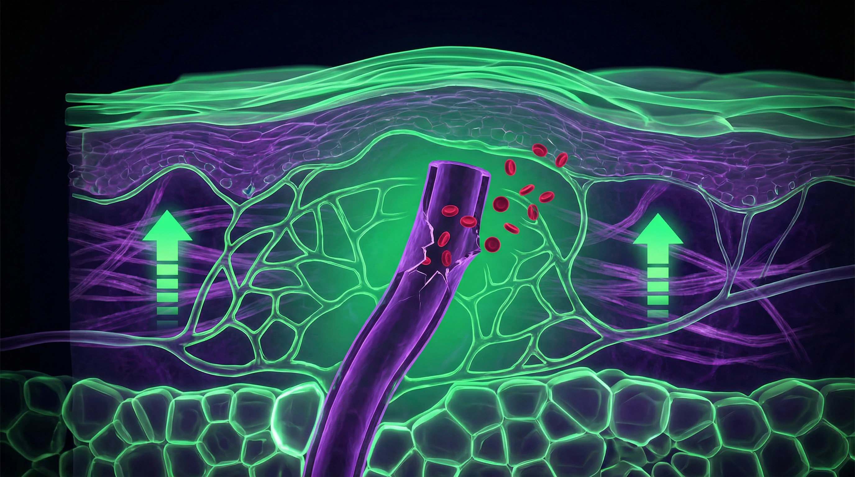 Microscopic visualization of capillary rupture under vacuum pressure during cupping therapy