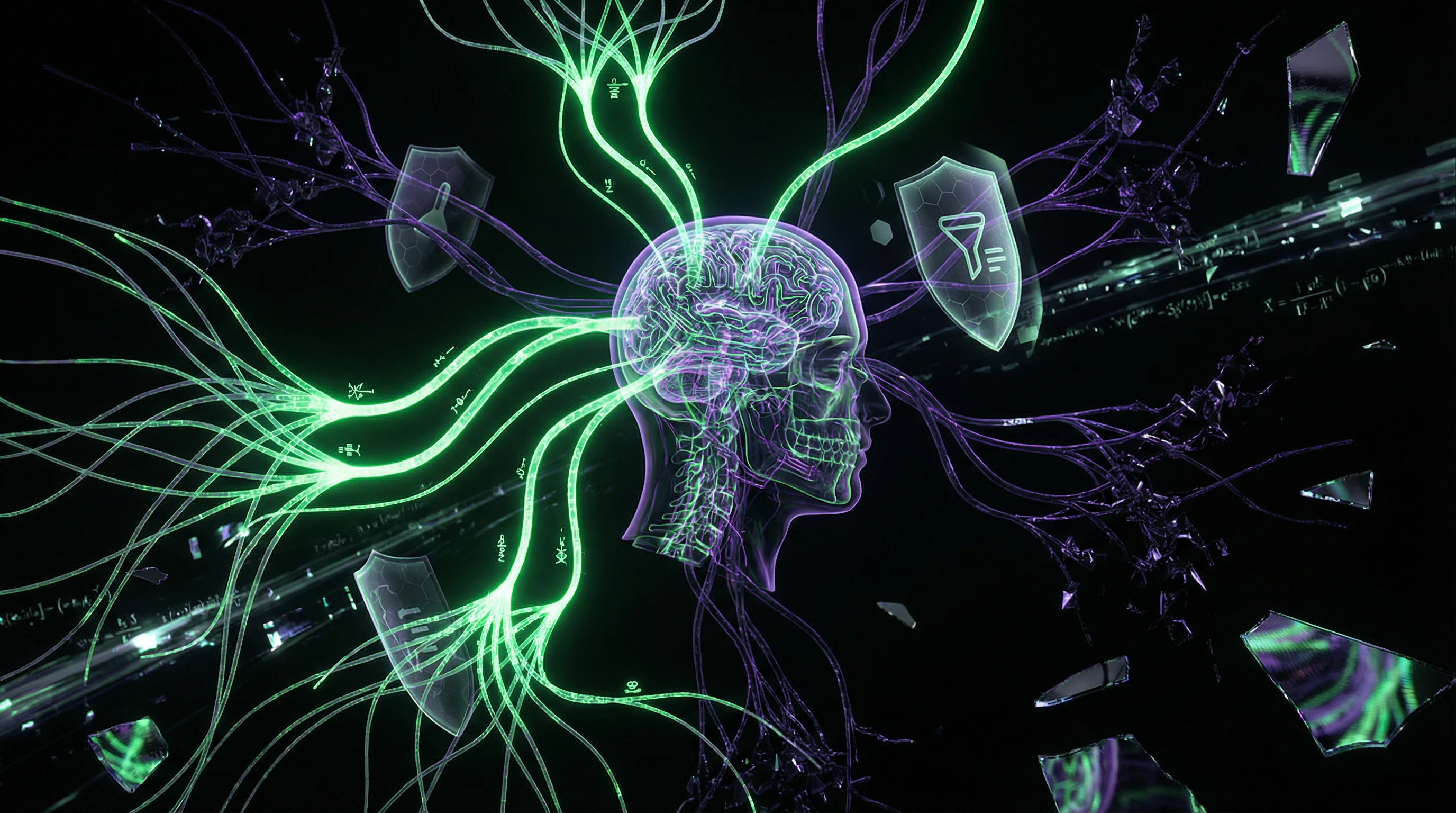 Visualisierung der Mechanismen von Selbsttäuschung und motiviertem Denken im Kontext des Dunning-Kruger-Effekts