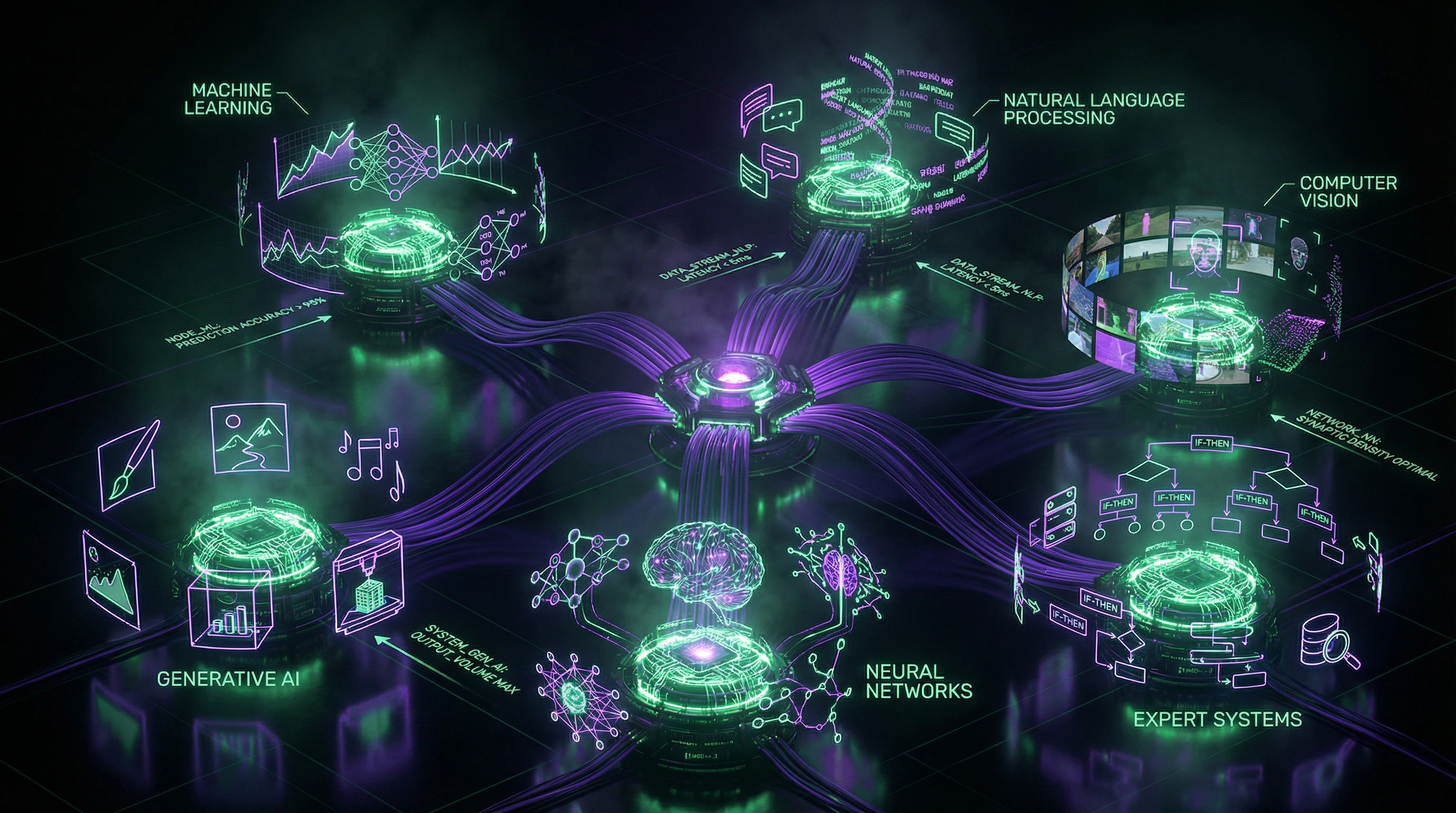 Clasificación estructurada de tipos de inteligencia artificial y sus aplicaciones