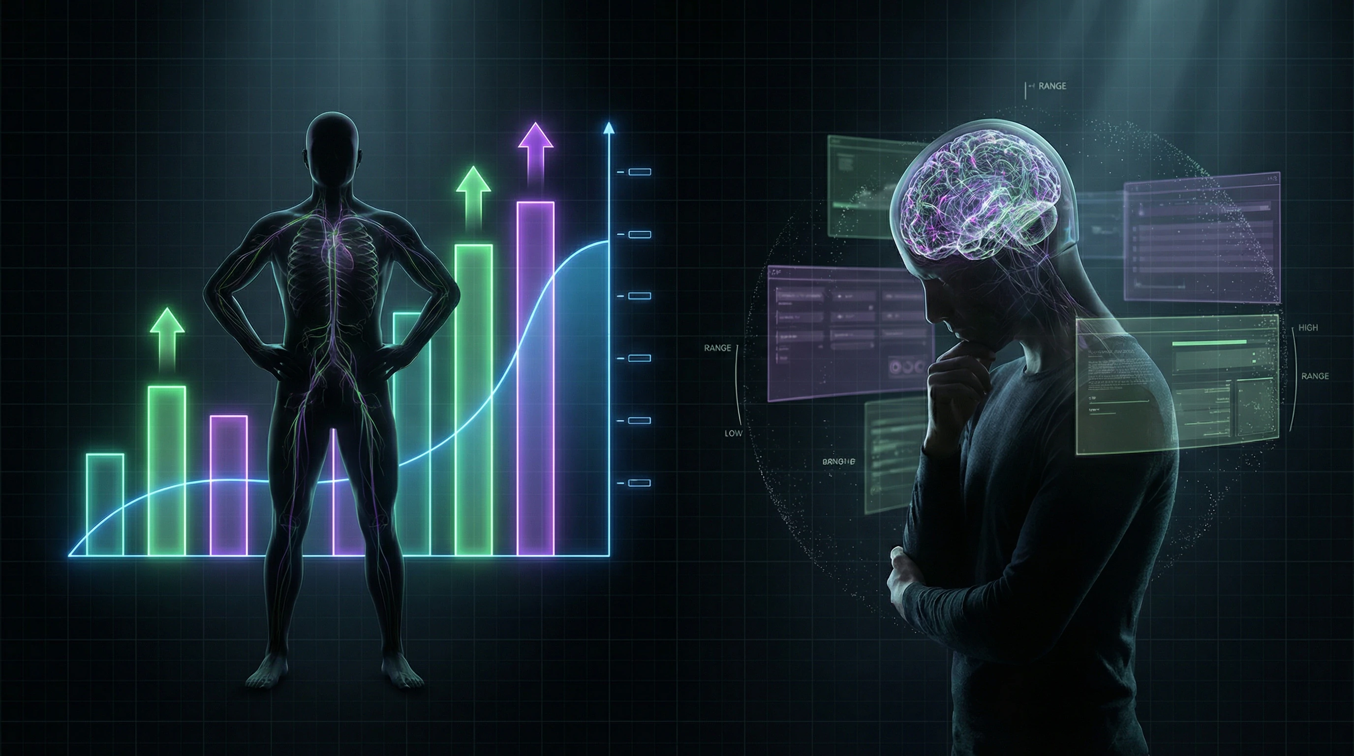 Visualization of the gap between actual competence and self-assessment at different levels of expertise