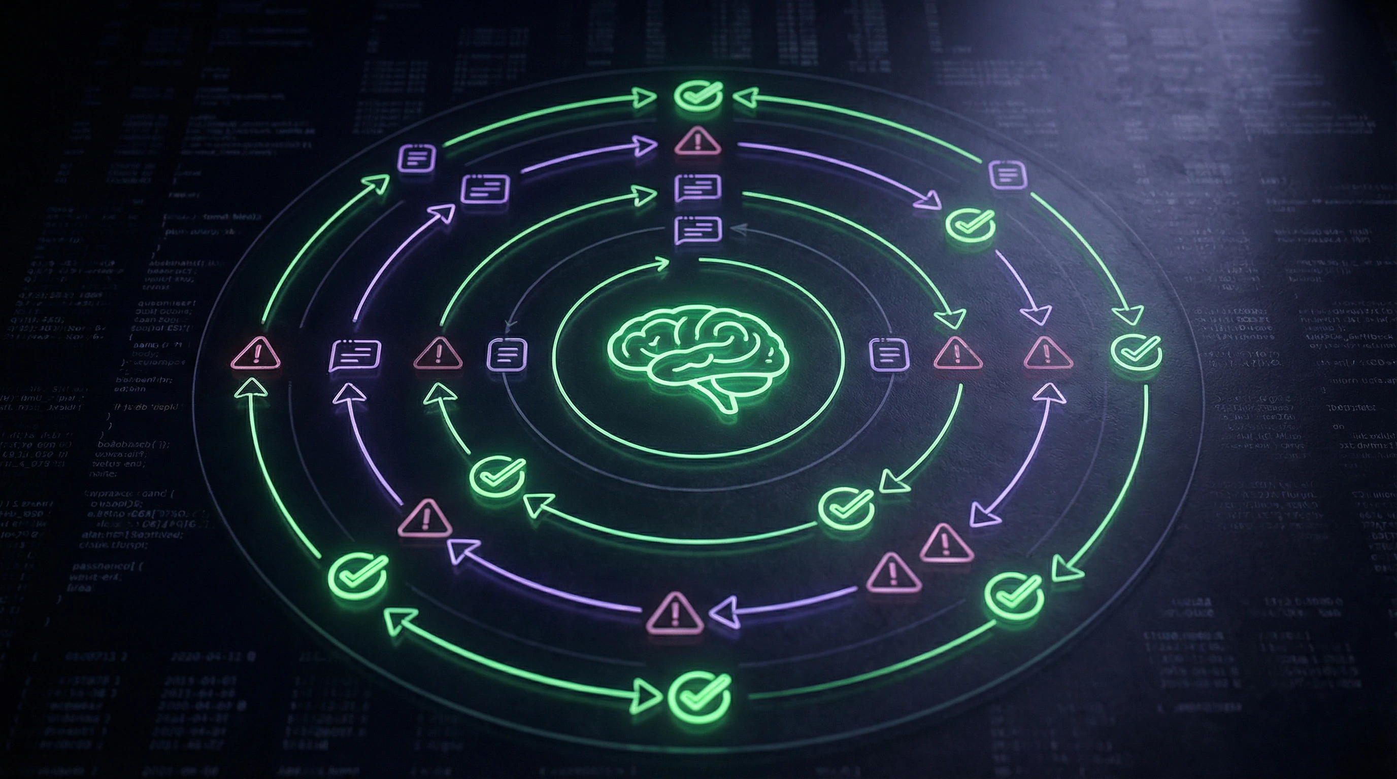Schema des kognitiven Zyklus der Verarbeitungsflüssigkeit bei Informationswiederholung