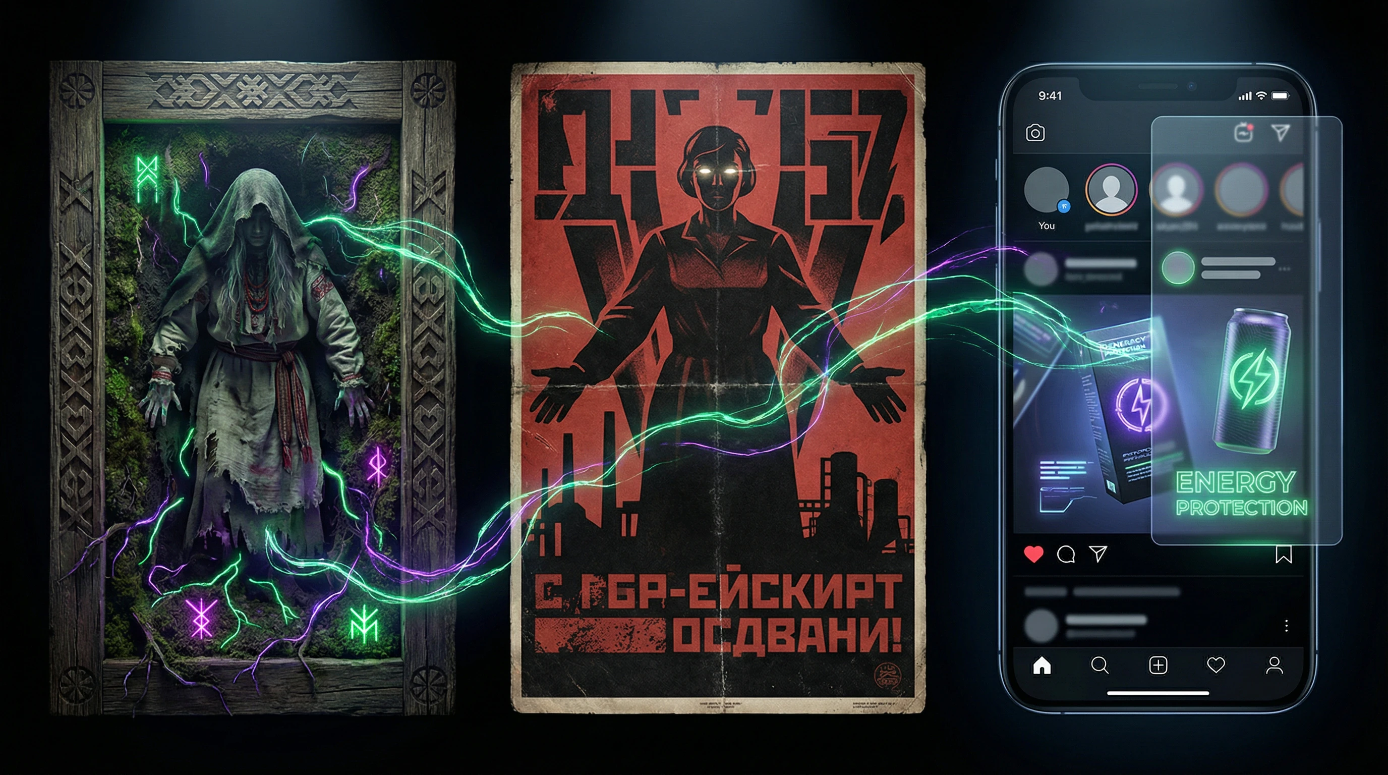 Transformation of the vampire concept from folkloric creature through Soviet propaganda image to modern commercial product