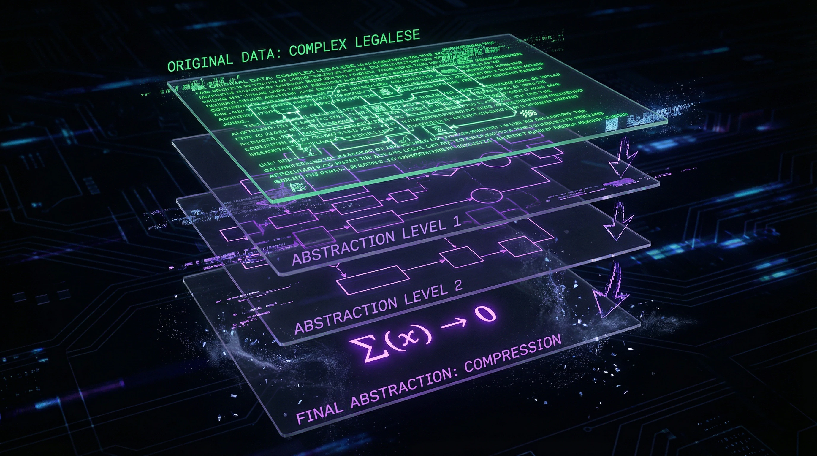 Visualization of the epistemic trespassing process through premature abstraction
