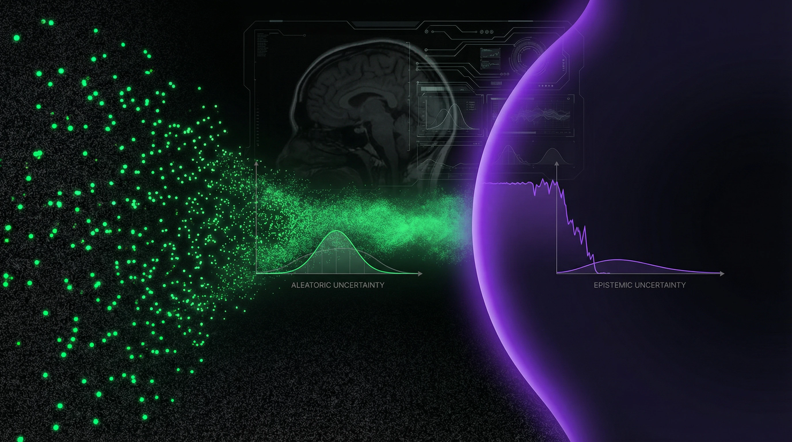 Comparison of aleatoric and epistemic uncertainty in medical algorithms