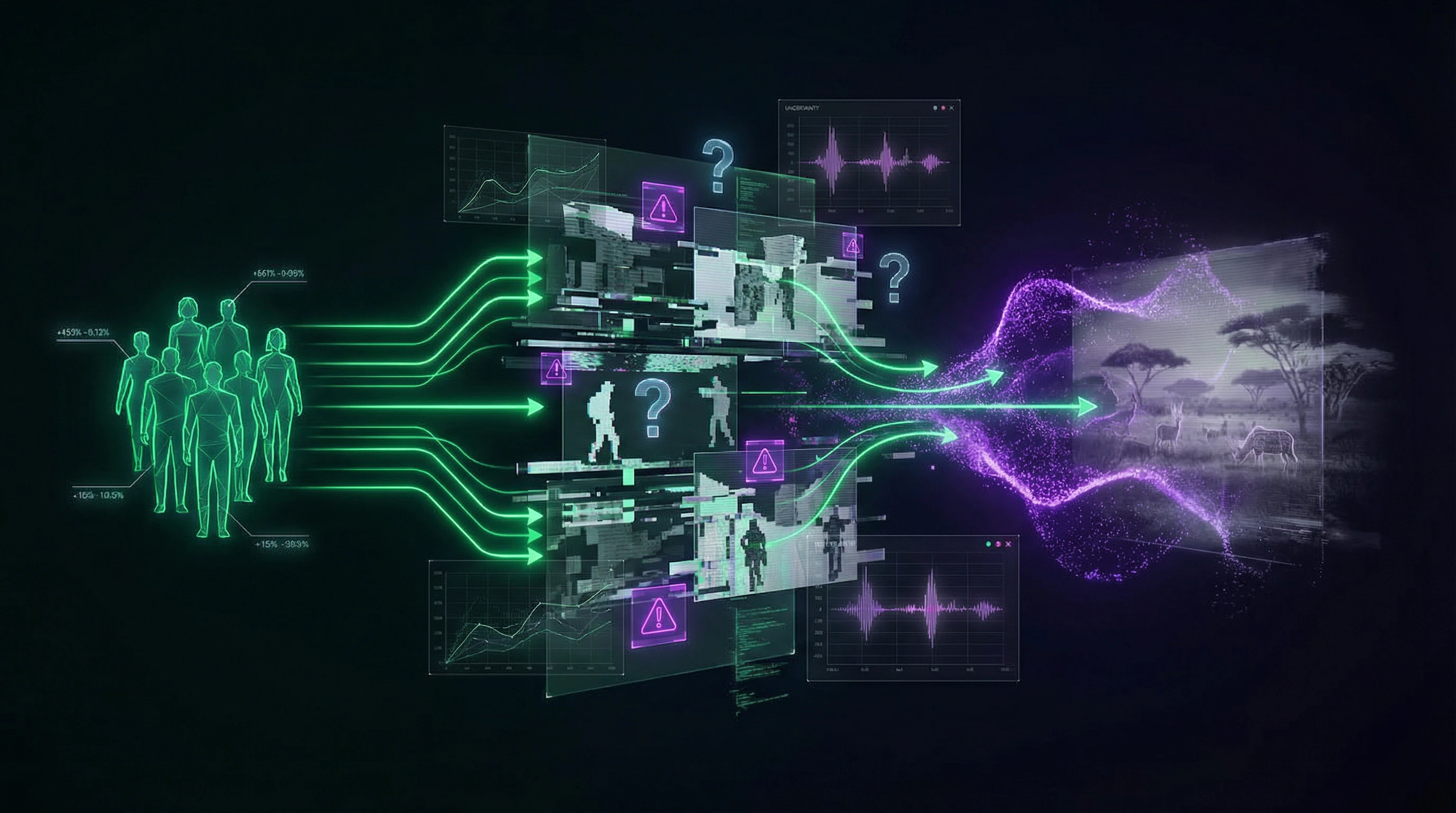 Diagram of evolutionary narrative construction from observation to speculative reconstruction of the past