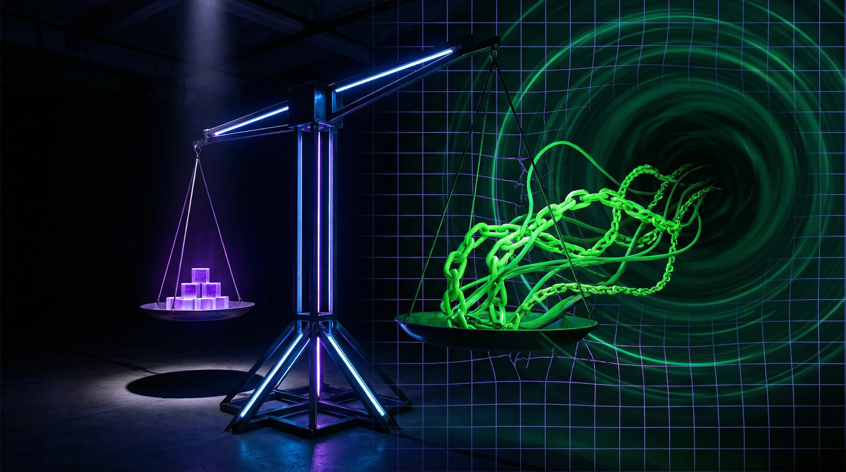 Visualization of the mismatch between finite transgressions and infinite punishment