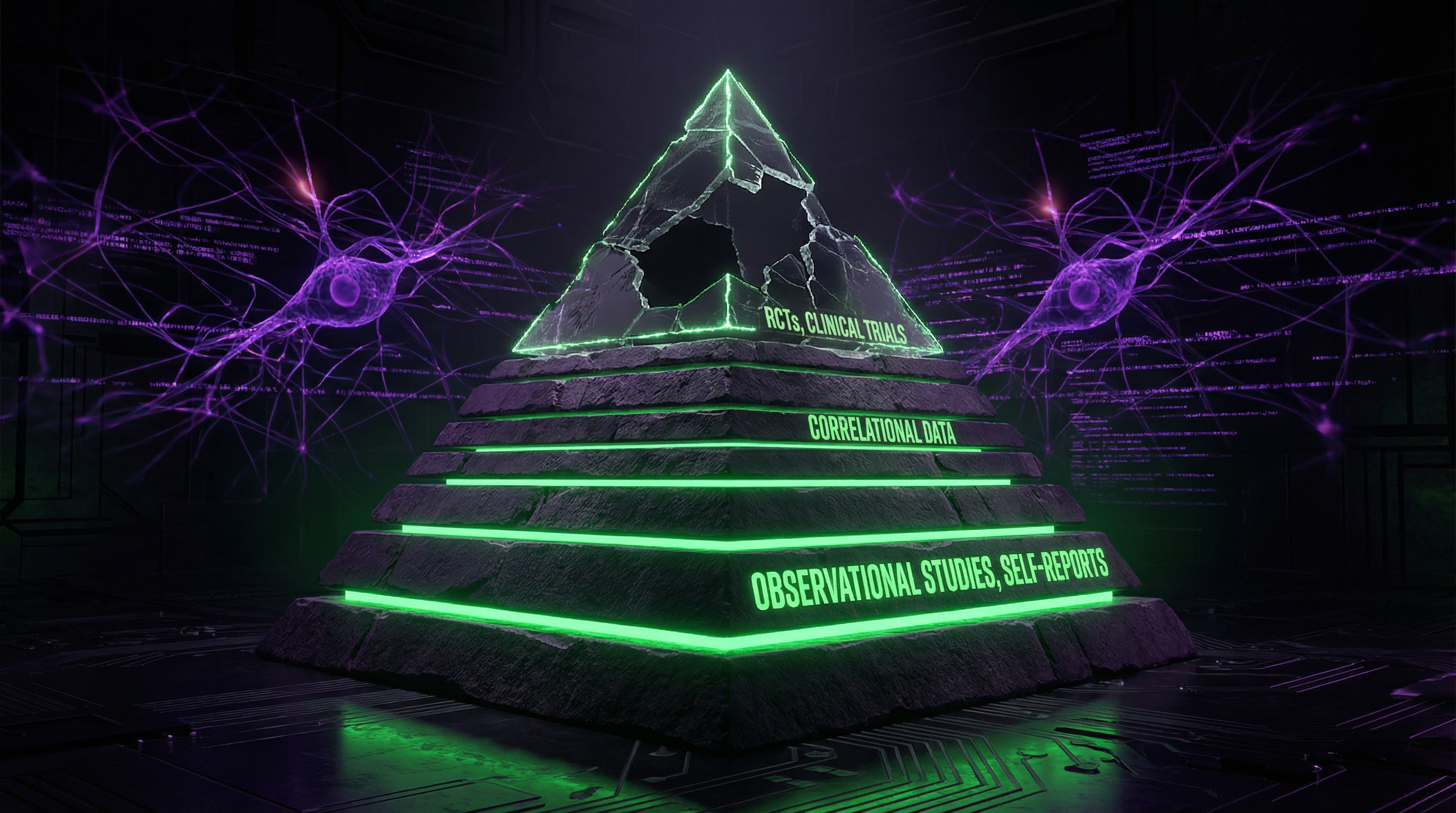 Пирамида доказательности исследований infinite scroll