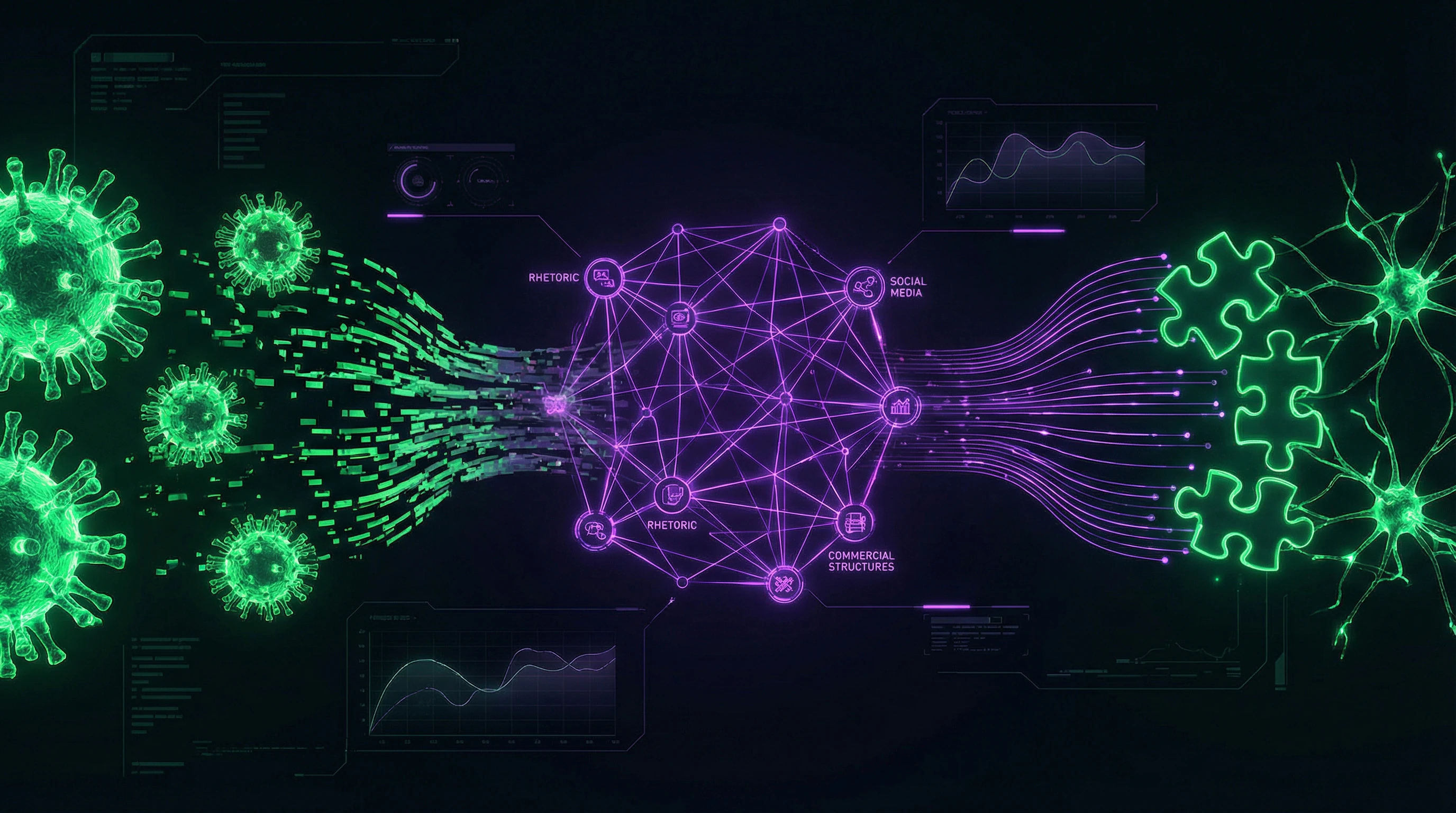 Visualización de la migración de la narrativa pseudocientífica de COVID-19 al autismo