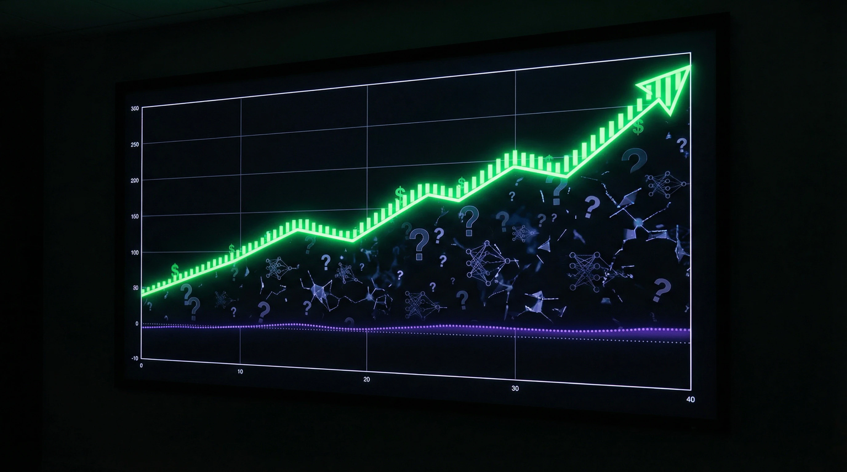 Infographic of the gap between cryonics company promises and academic publications on digital immortality