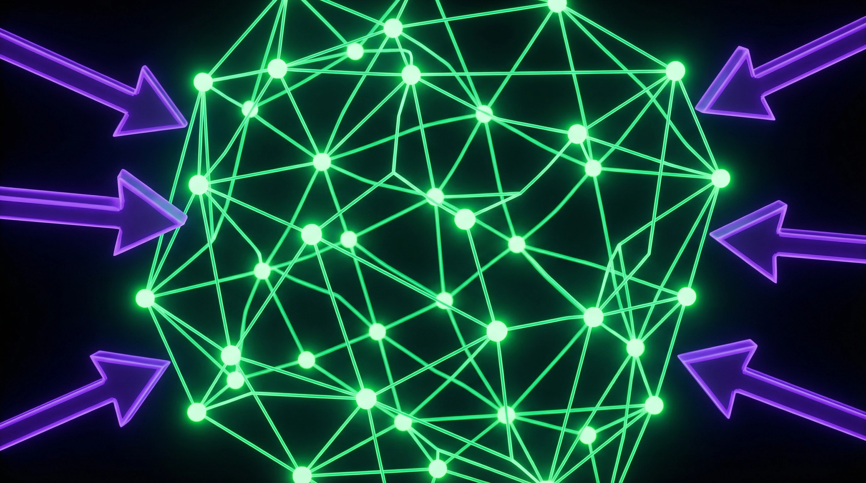 Schematic representation of non-centrosymmetric crystal lattice deformation under mechanical pressure with emergence of electrical polarization