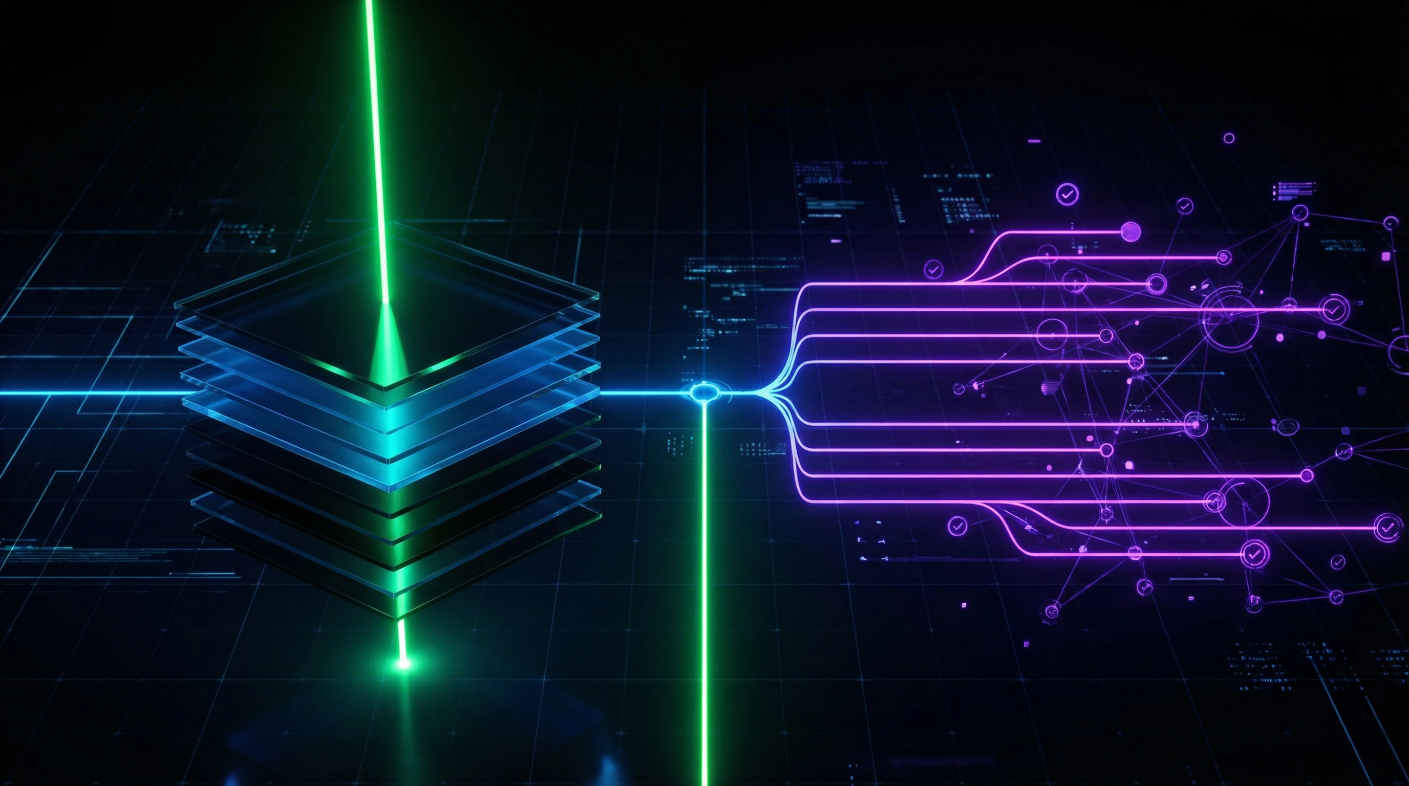 Comparative diagram of vertical and lateral reading with visualization of attention flows