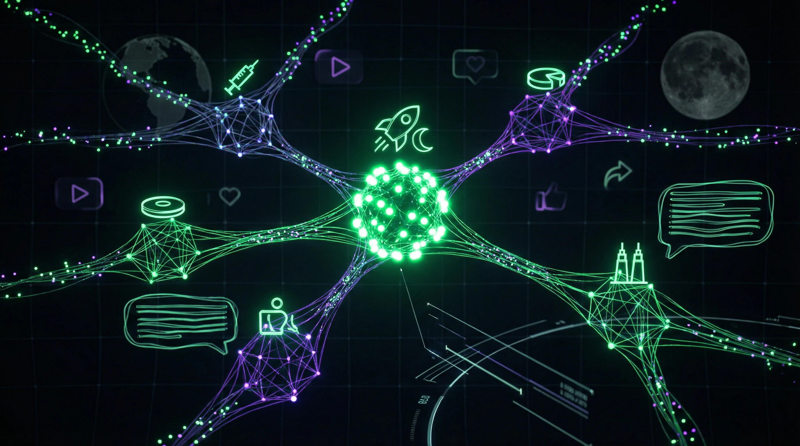 Visualization of conspiracy theory spread through social networks