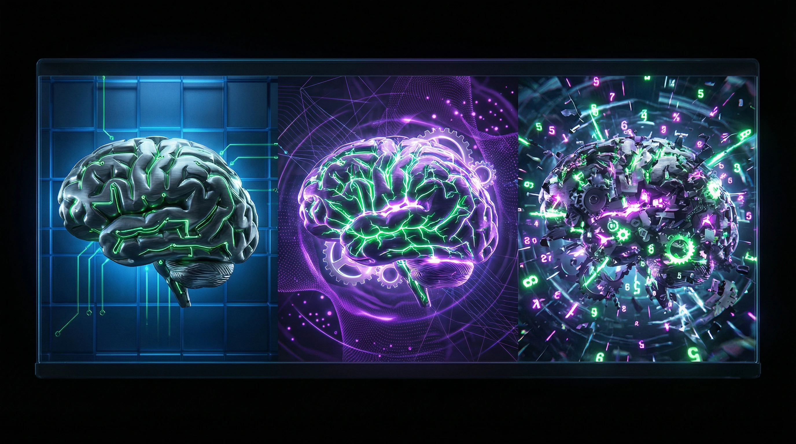 Visualization of the cognitive spectrum from adaptive pattern recognition through creative apophenia to pathological apophenia in psychosis