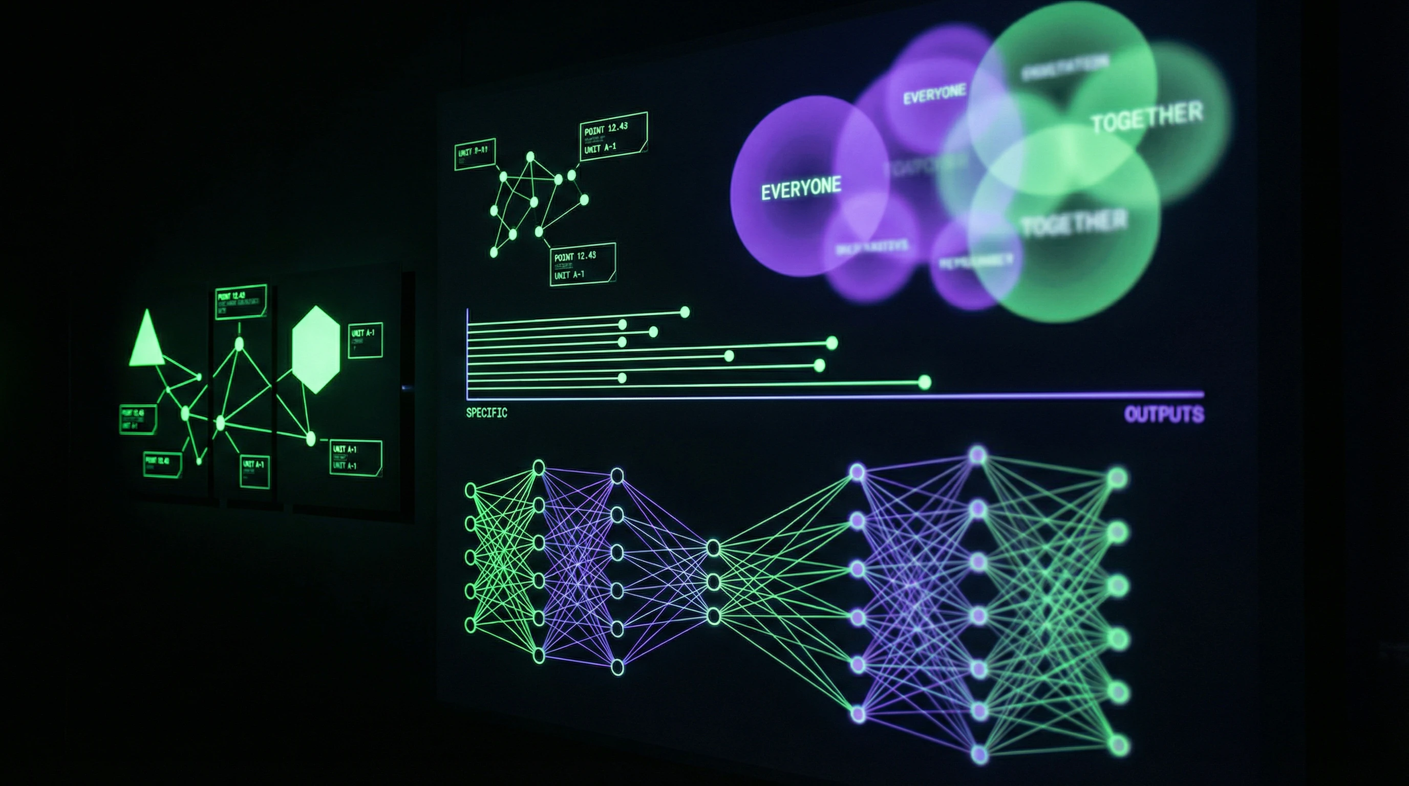 Visualization of Barnum statement scale from specific to universal