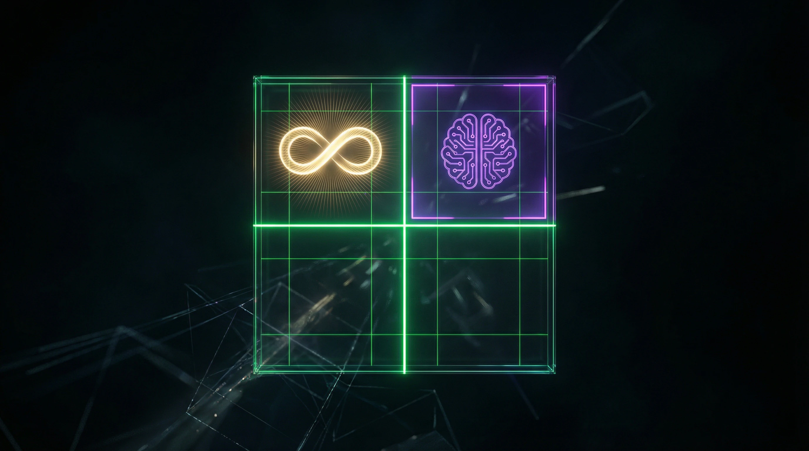 Pascal's Wager decision matrix with infinite values
