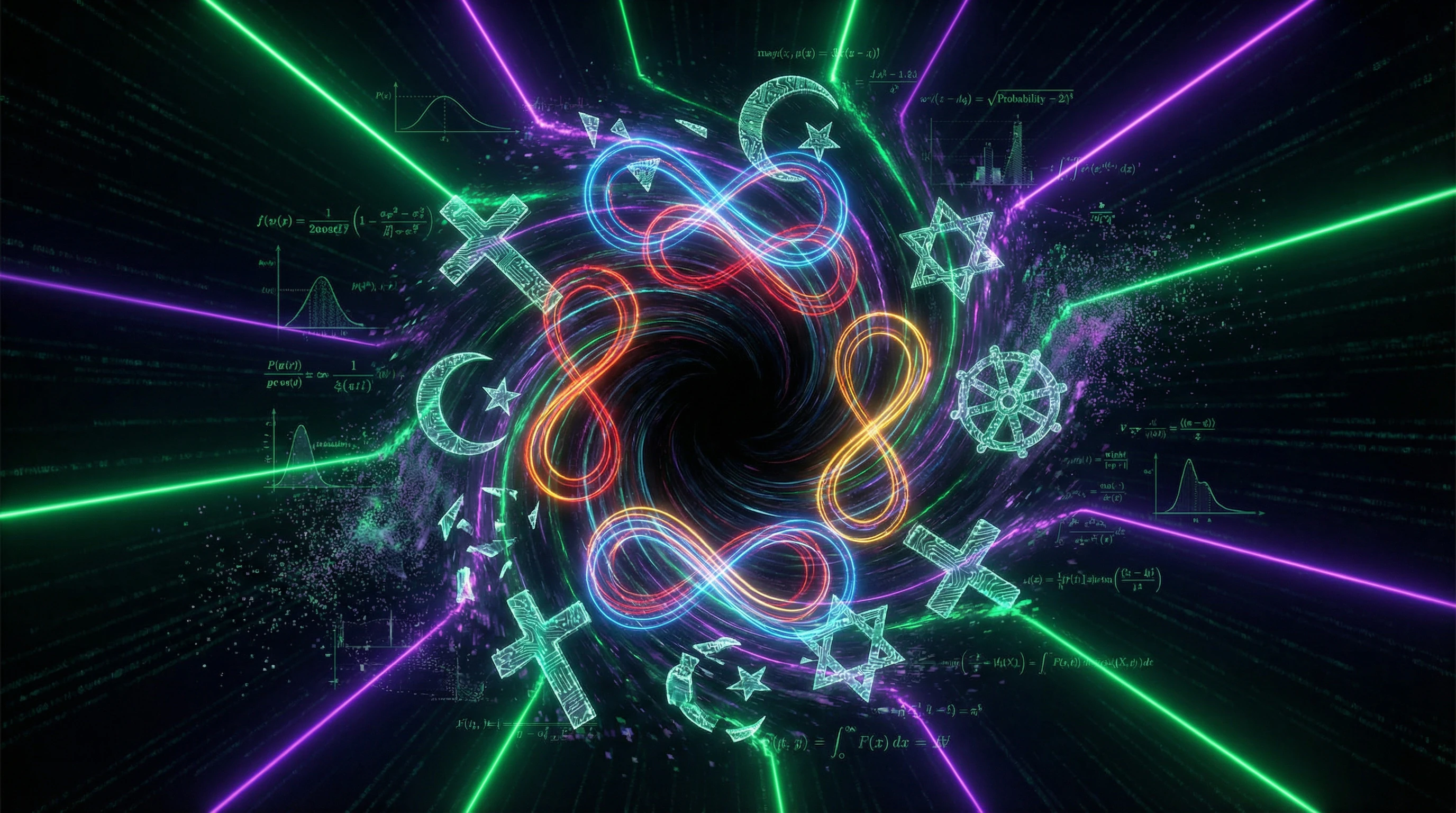 Visualization of the problem of religious multiplicity in Pascal's Wager