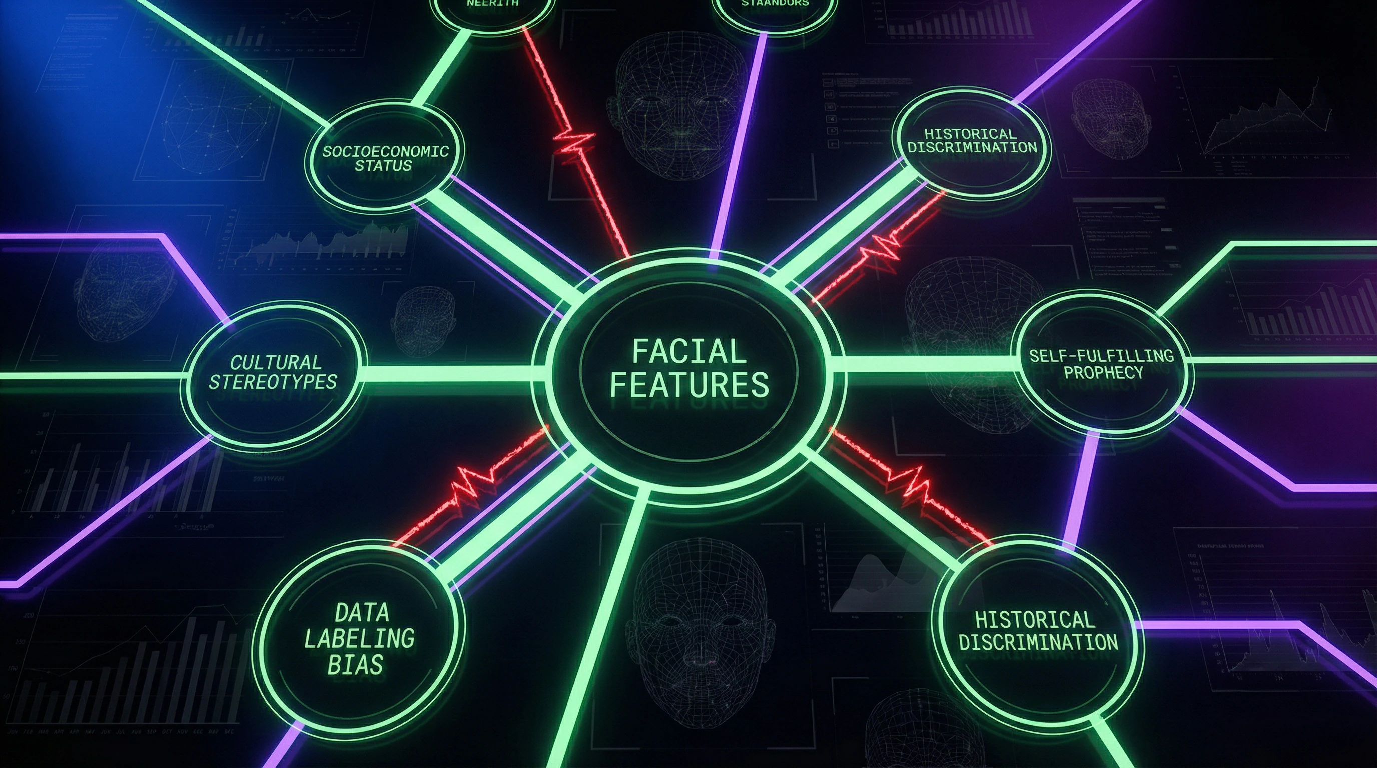 Network of confounders in research linking appearance and personality
