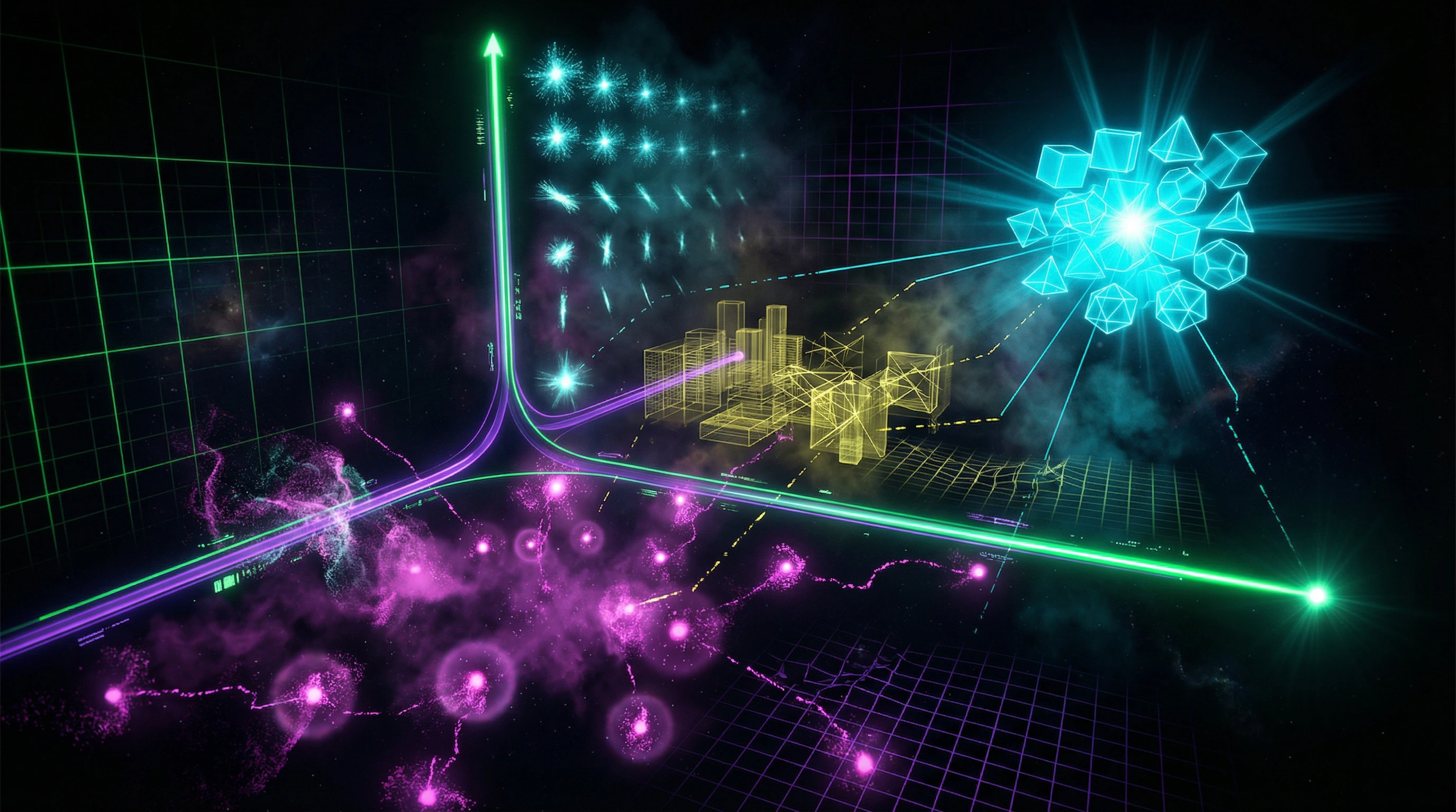 Three-dimensional taxonomy of forecasts along axes of determinism, reproducibility, and temporal system stability