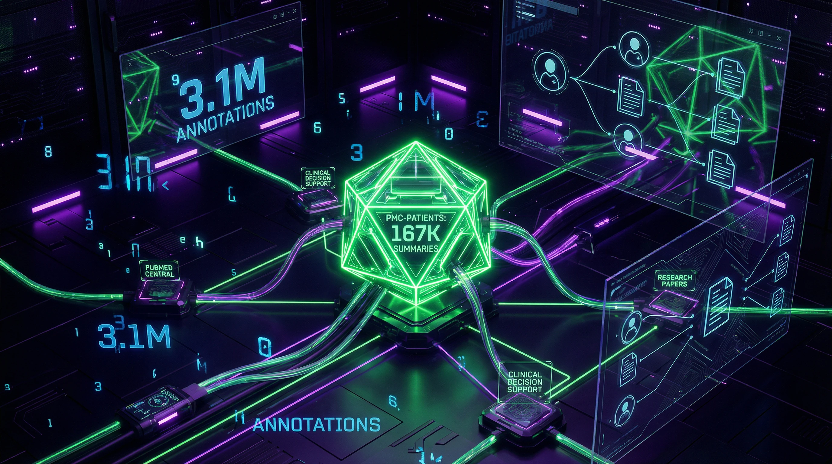Visualization of the PMC-Patients ecosystem and its role in fighting medical misinformation