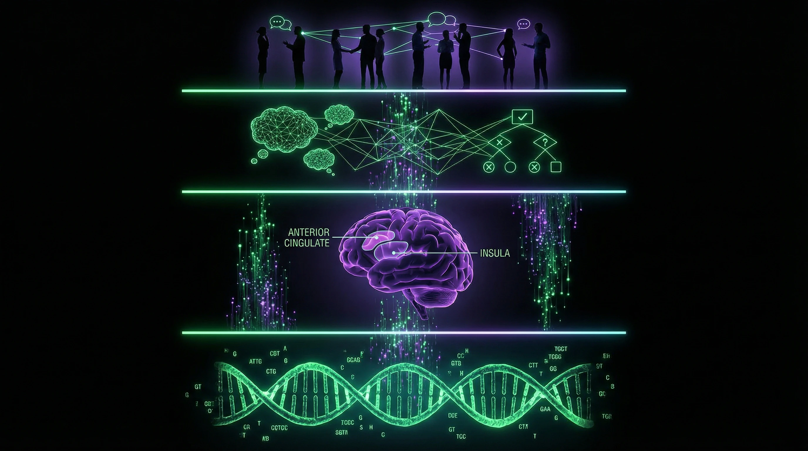 Schematic visualization of the multilevel nature of rejection sensitivity