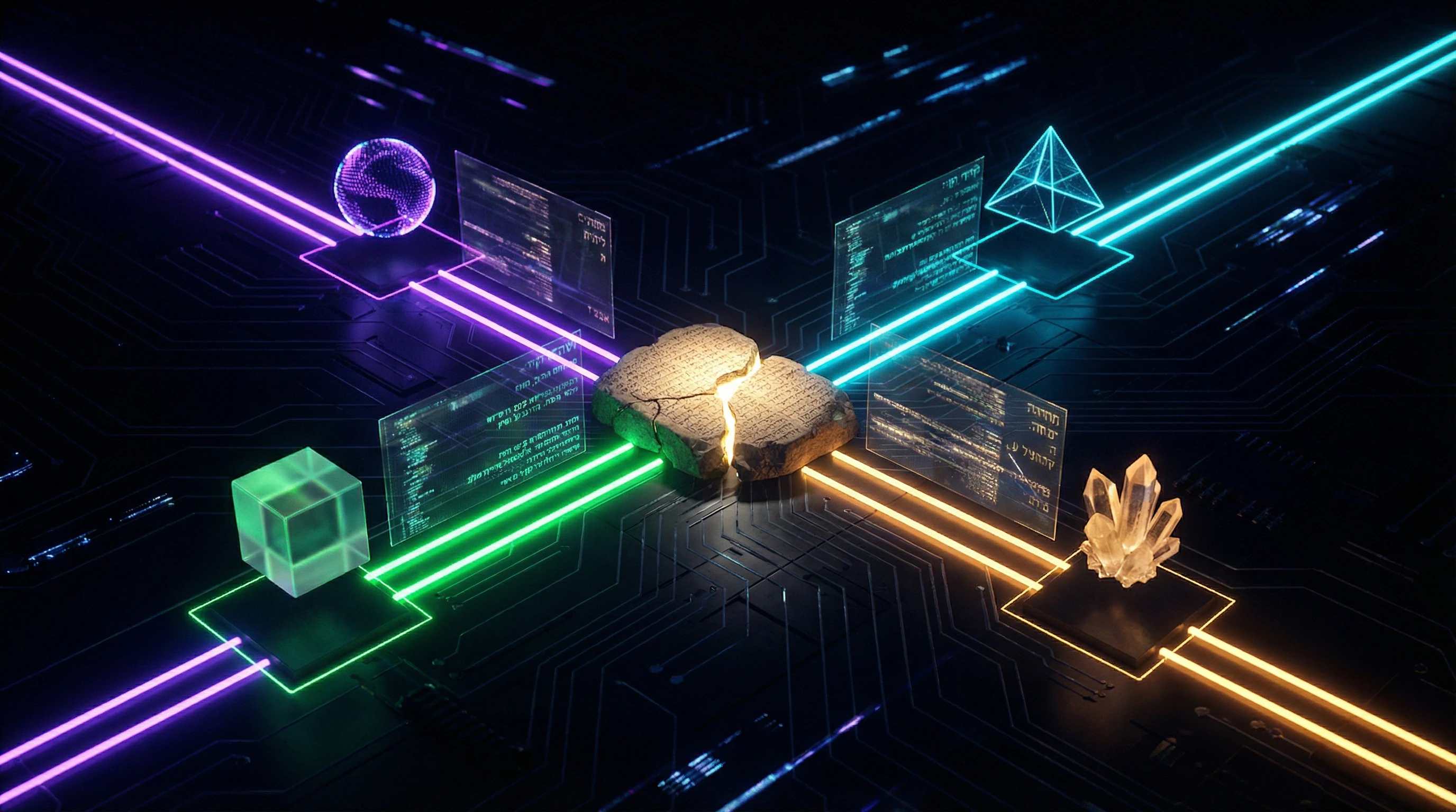 Visualization of different hermeneutical methods for reading biblical texts