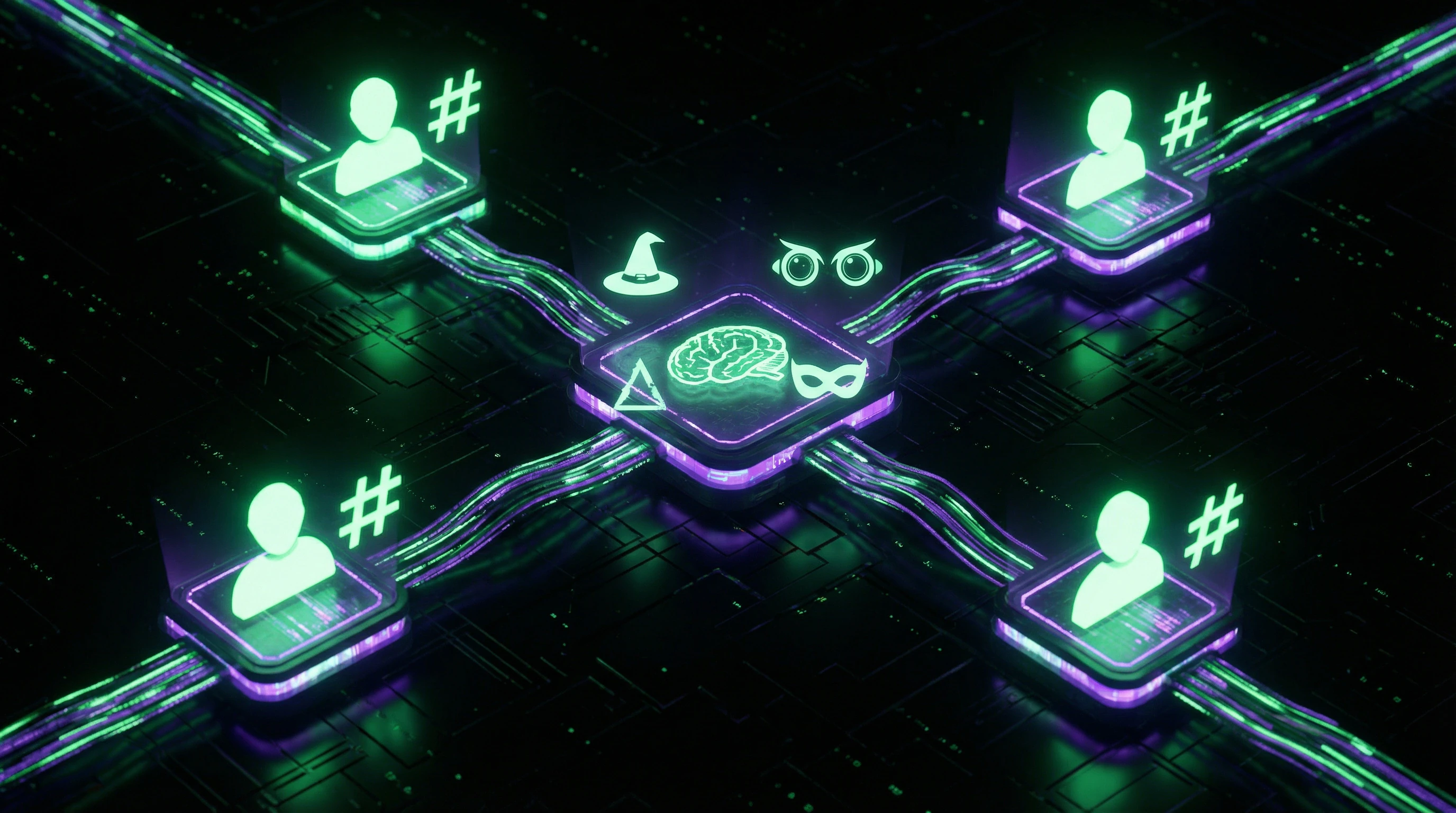 Visualization of the scale of the shifting community on social media