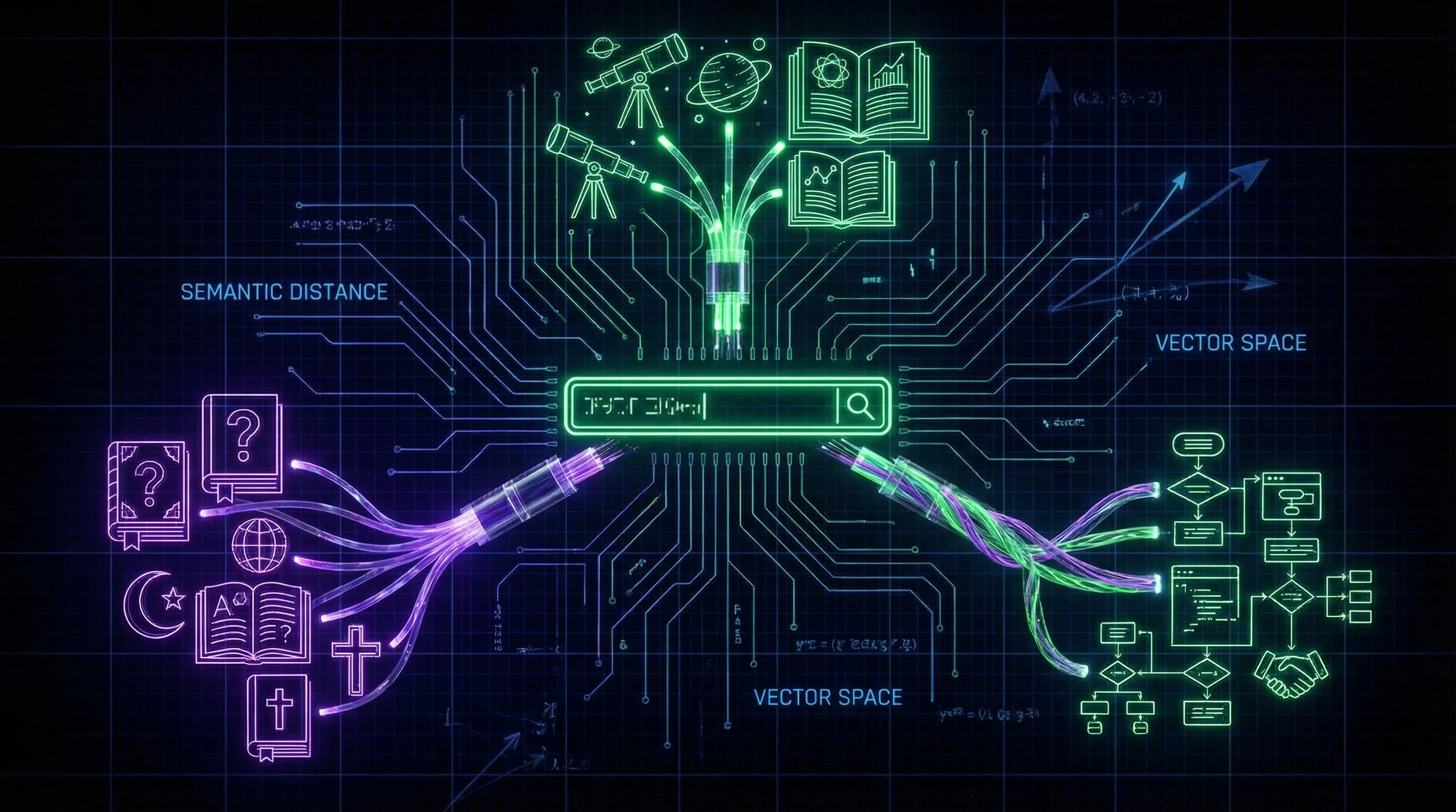 Visualization of search result collision with ambiguous query