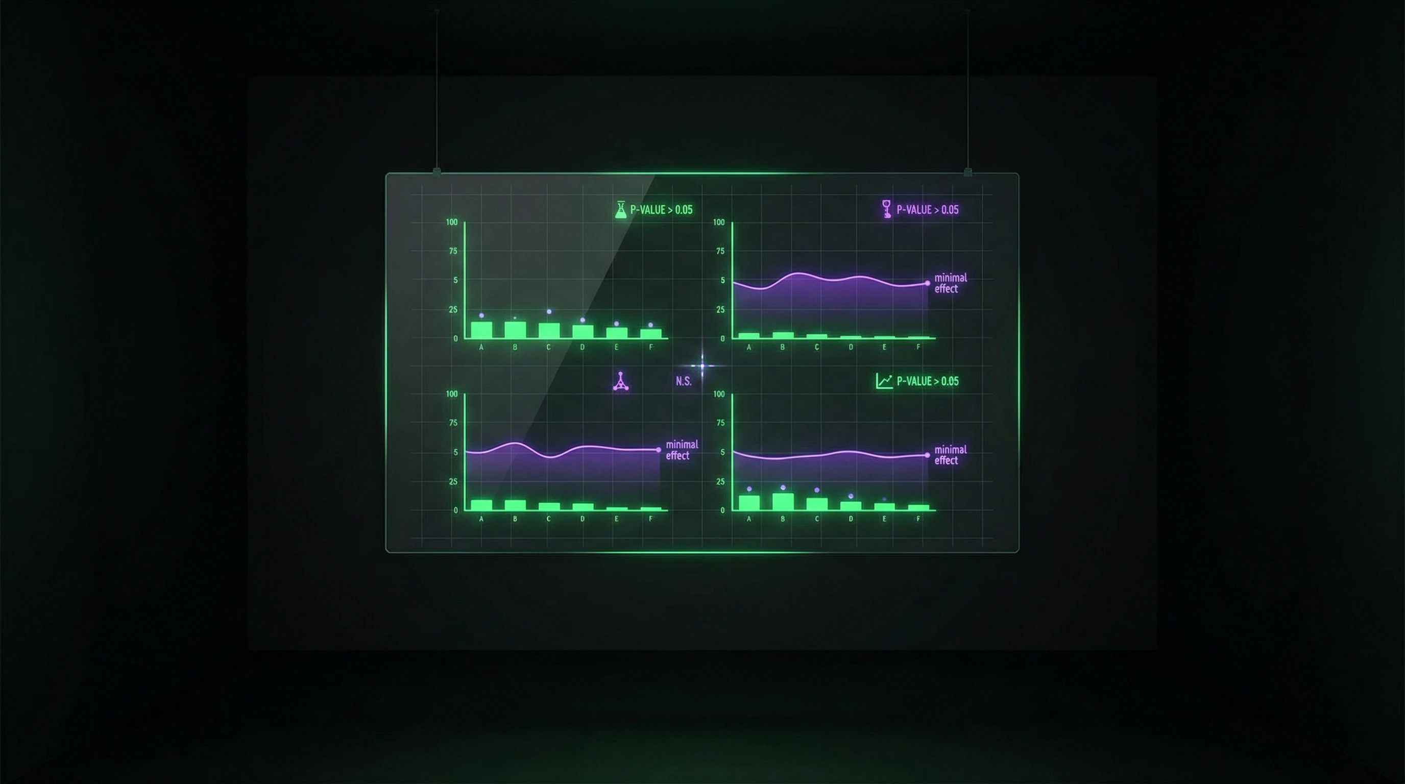 Graphical representation of experimental data on the sunk cost effect