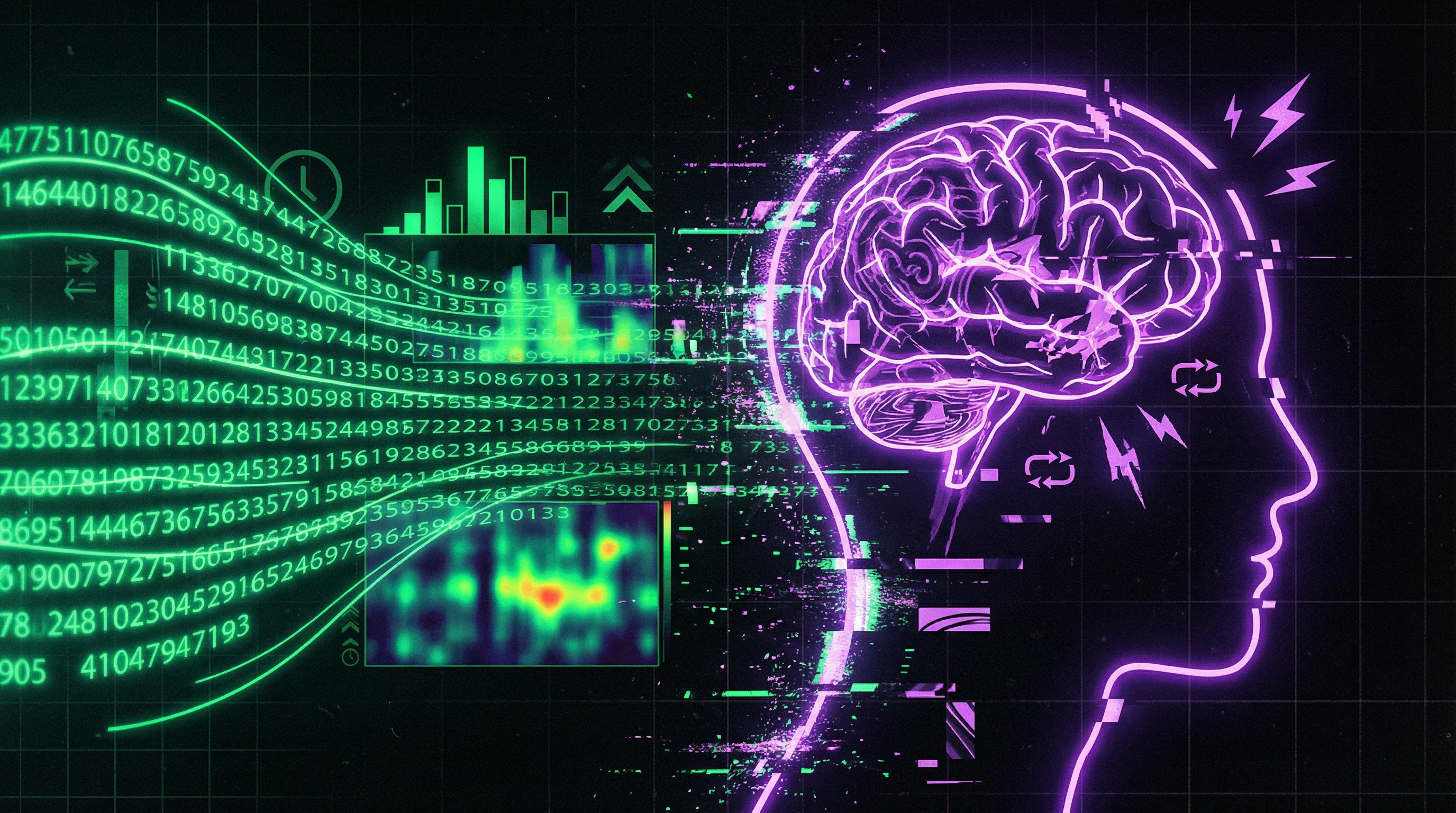 Визуализация разрыва между цифровыми следами пользователя и субъективным ощущением зависимости
