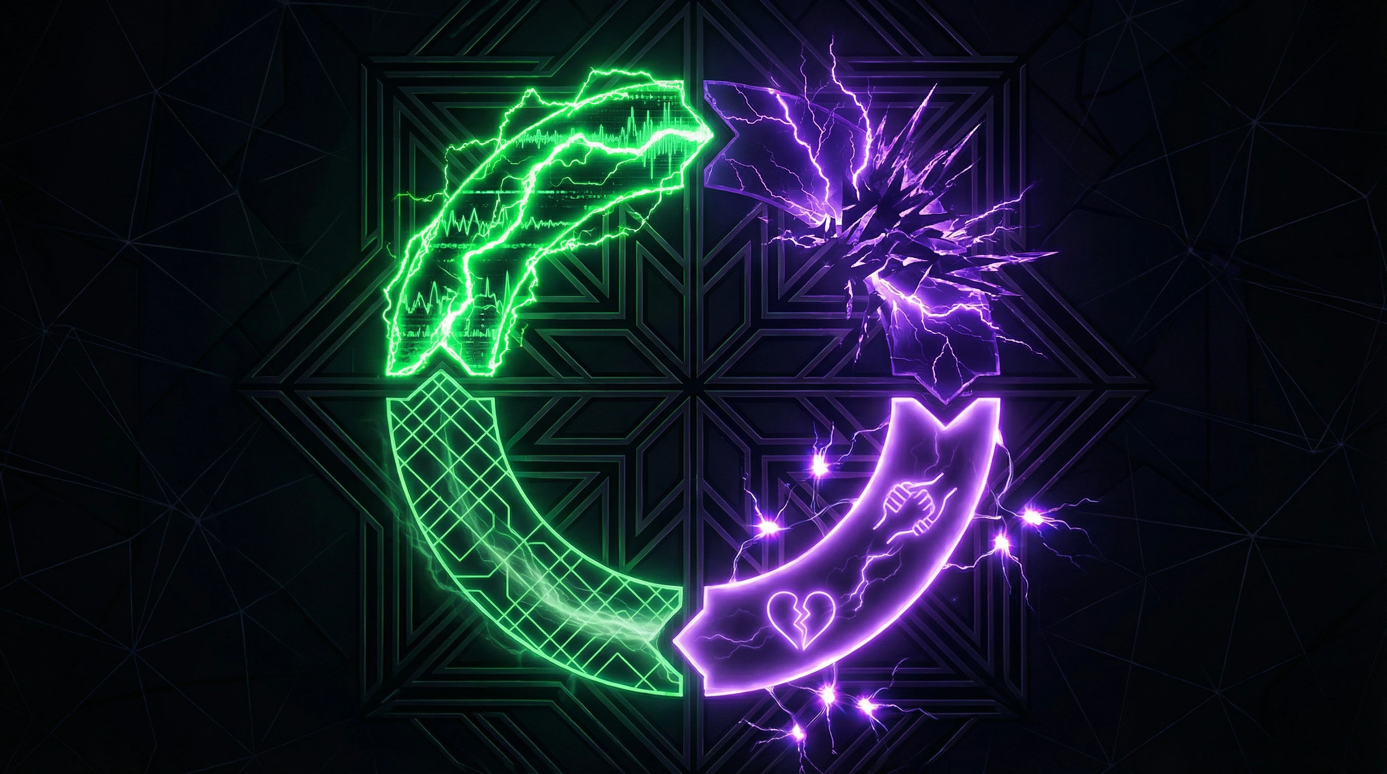 Visualization of the trauma bonding cycle with phases of tension, violence, reconciliation, and calm