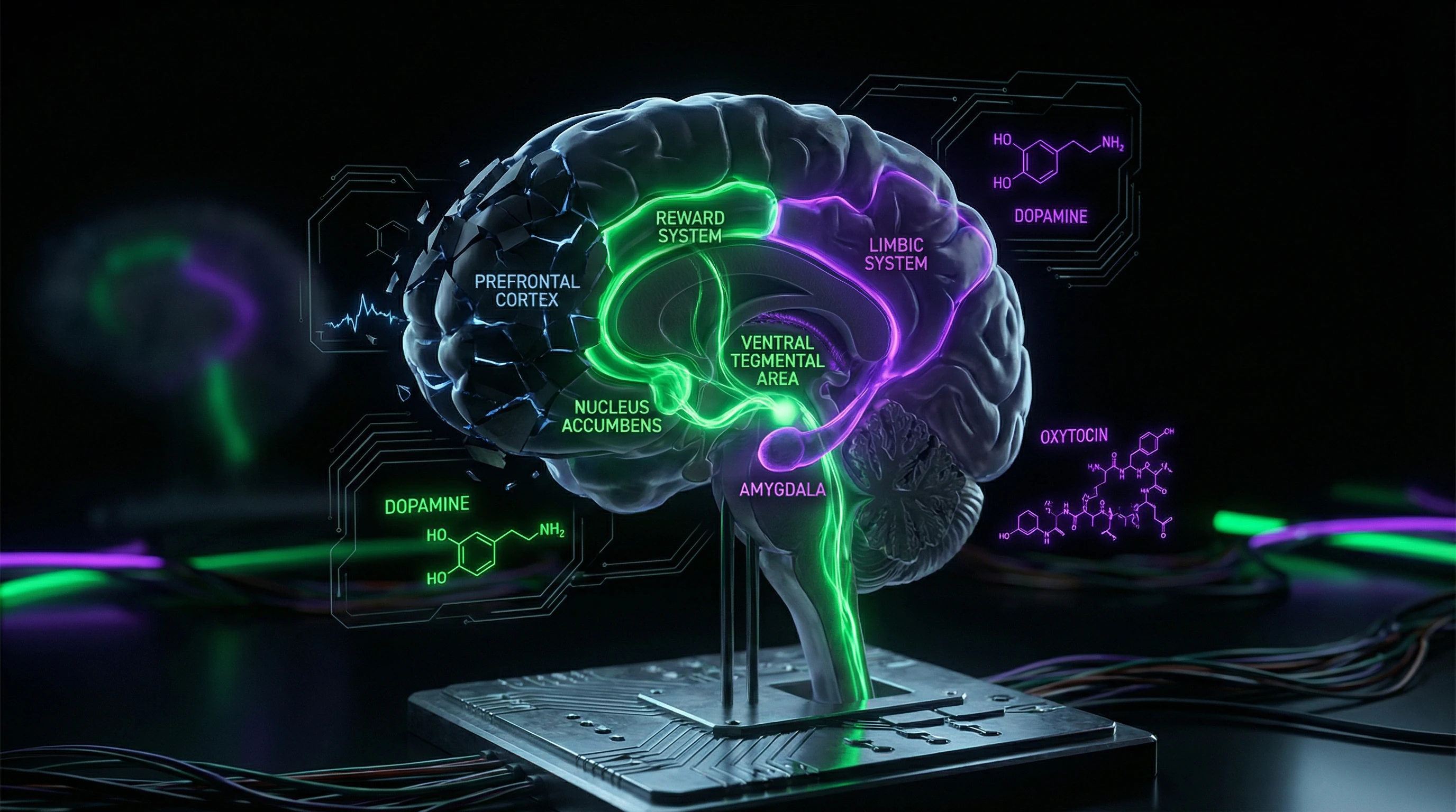 Neurobiological mechanisms of intense infatuation and formation of the illusion of predestination
