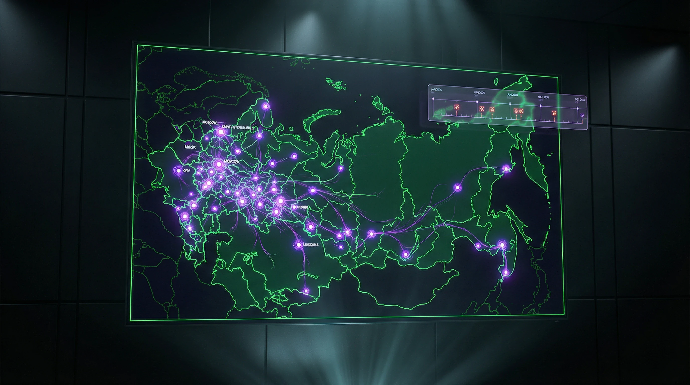 Chronological map of anti-5G protest movements in the United States and Western countries highlighting key 2020 events