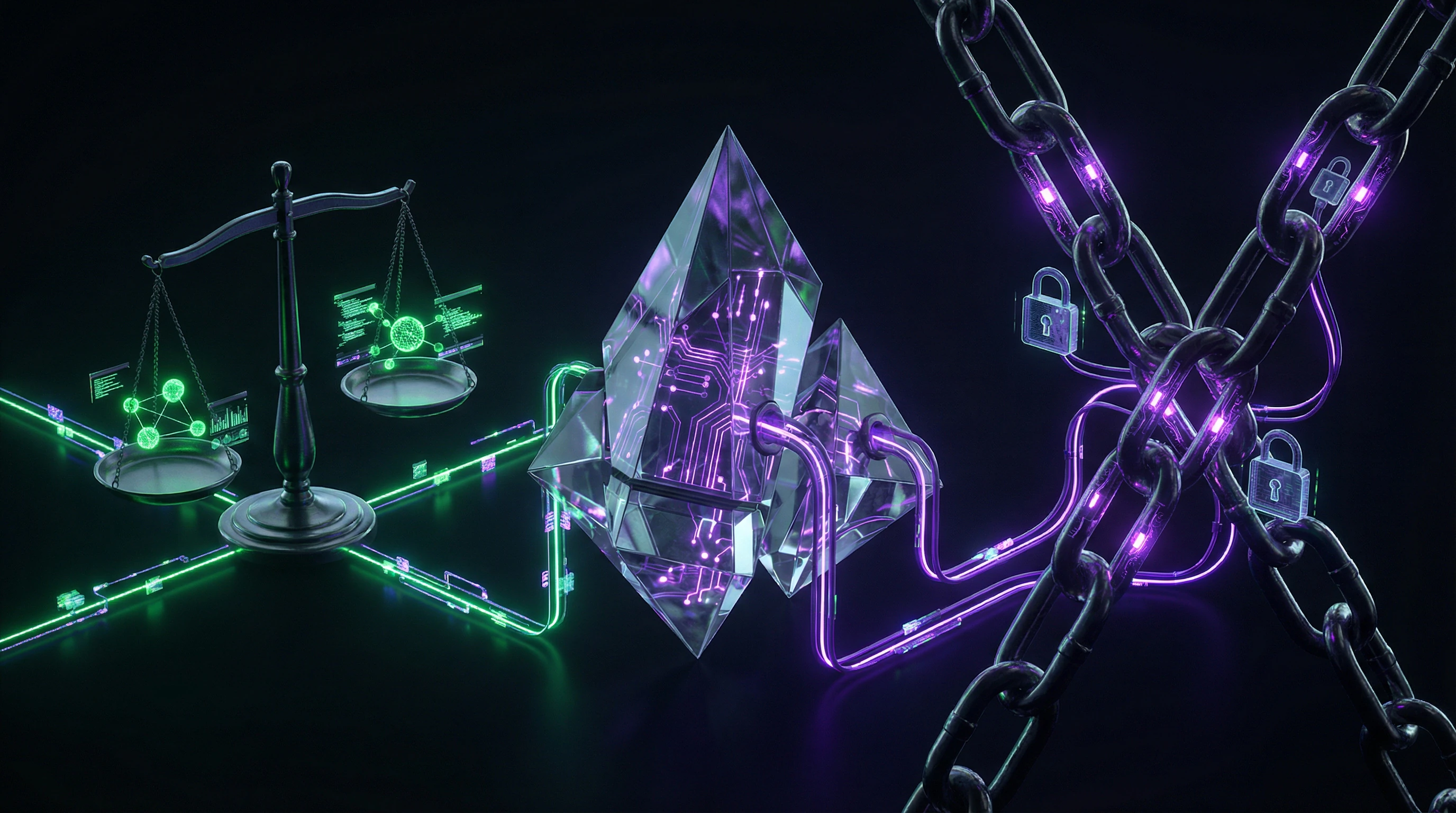 Diagram of the interconnection between fairness, transparency, and accountability principles in AI ethical frameworks