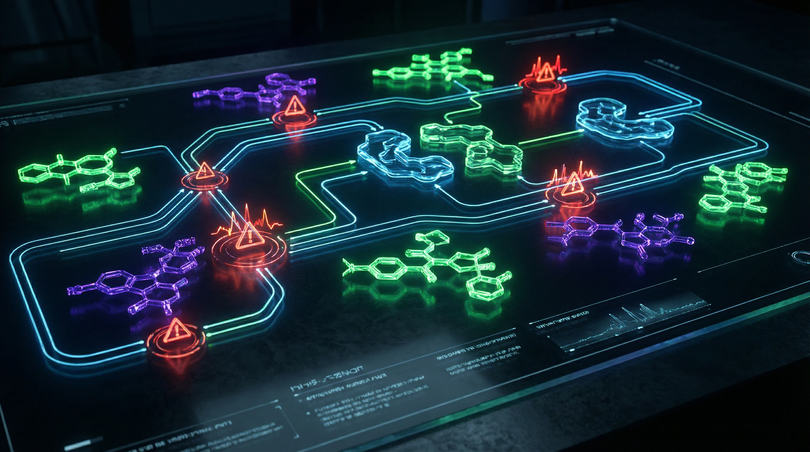 Diagram of herbal supplement interactions with chemotherapy
